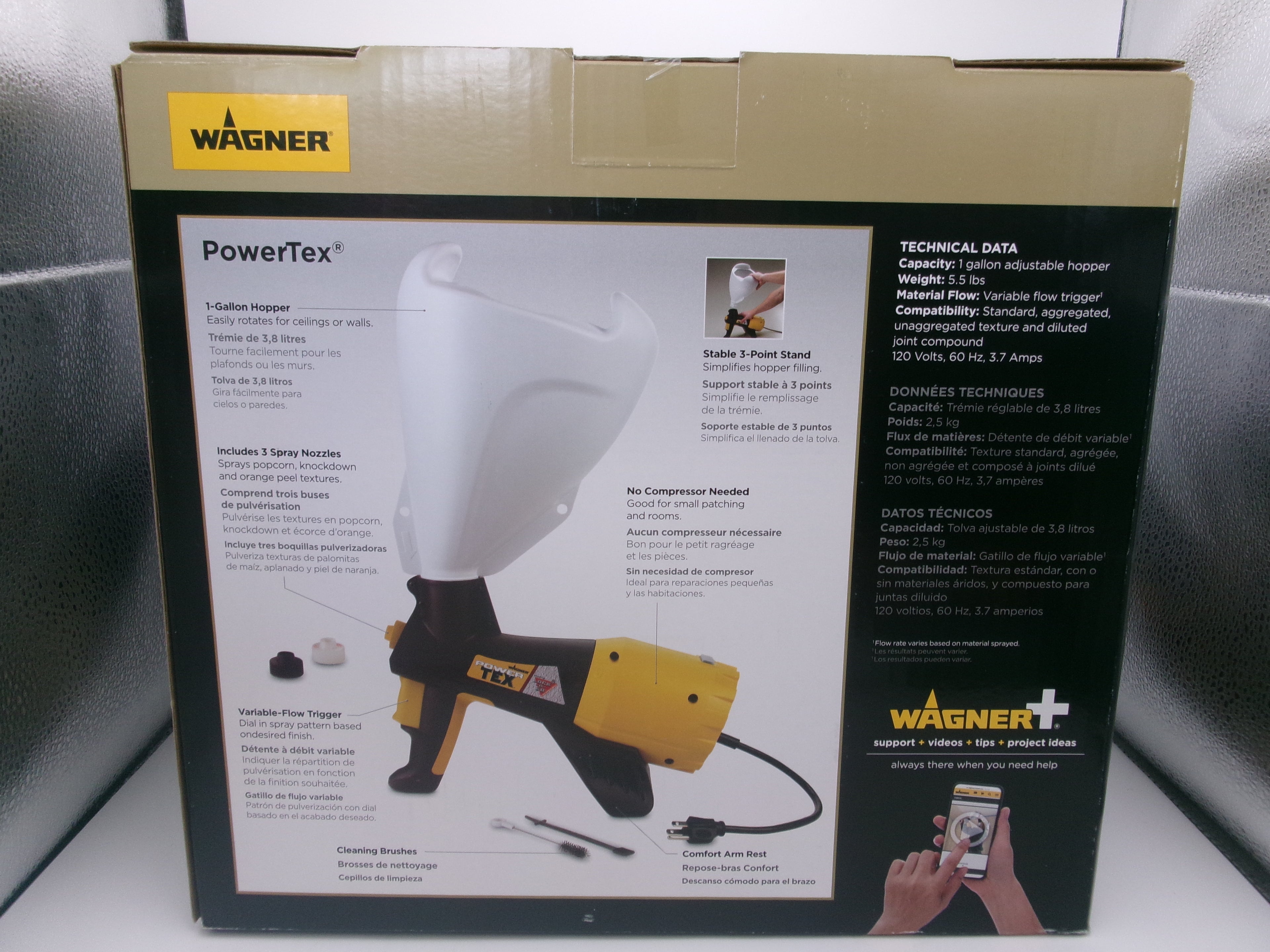 Wagner Power Tex Texture Paint Sprayer 0520000