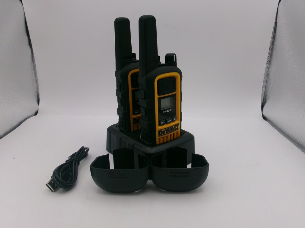 Dewalt DXFRS800 Heavy Duty Walkie Talkies 2-Way Radio IP67 Waterproof 2-Pack
