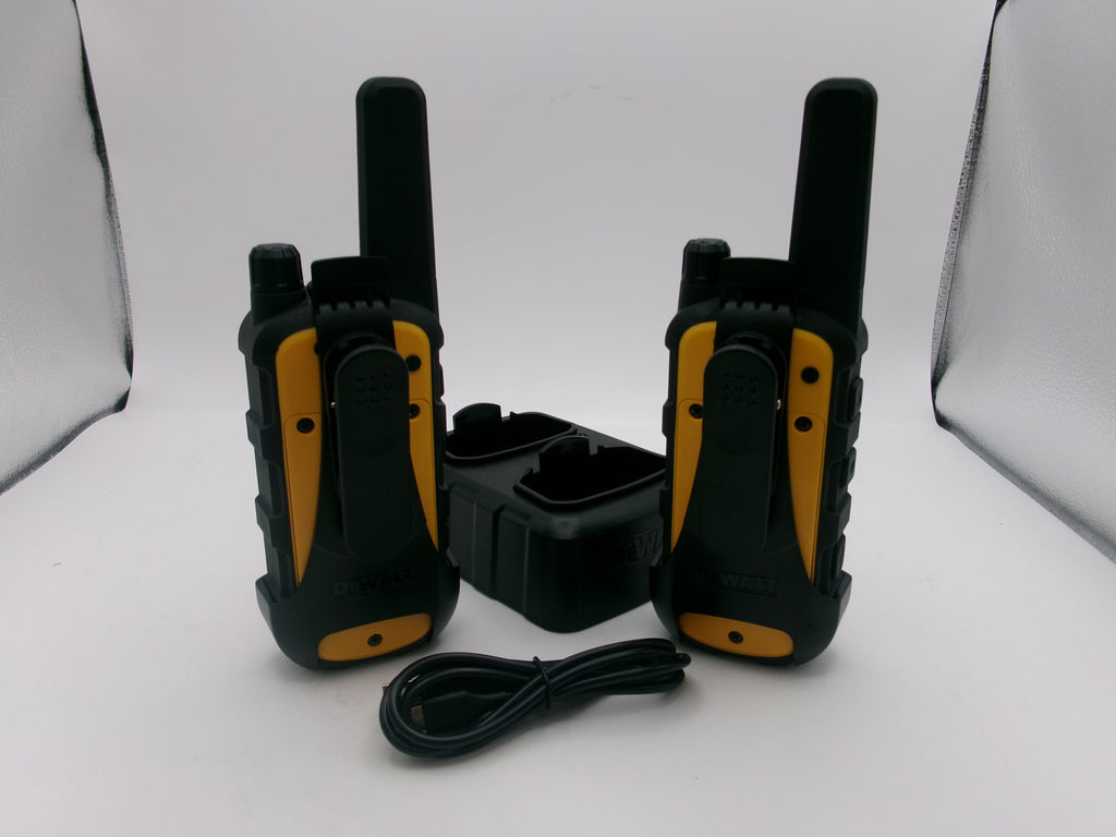 Dewalt DXFRS800 Heavy Duty Walkie Talkies 2-Way Radio IP67 Waterproof 2-Pack