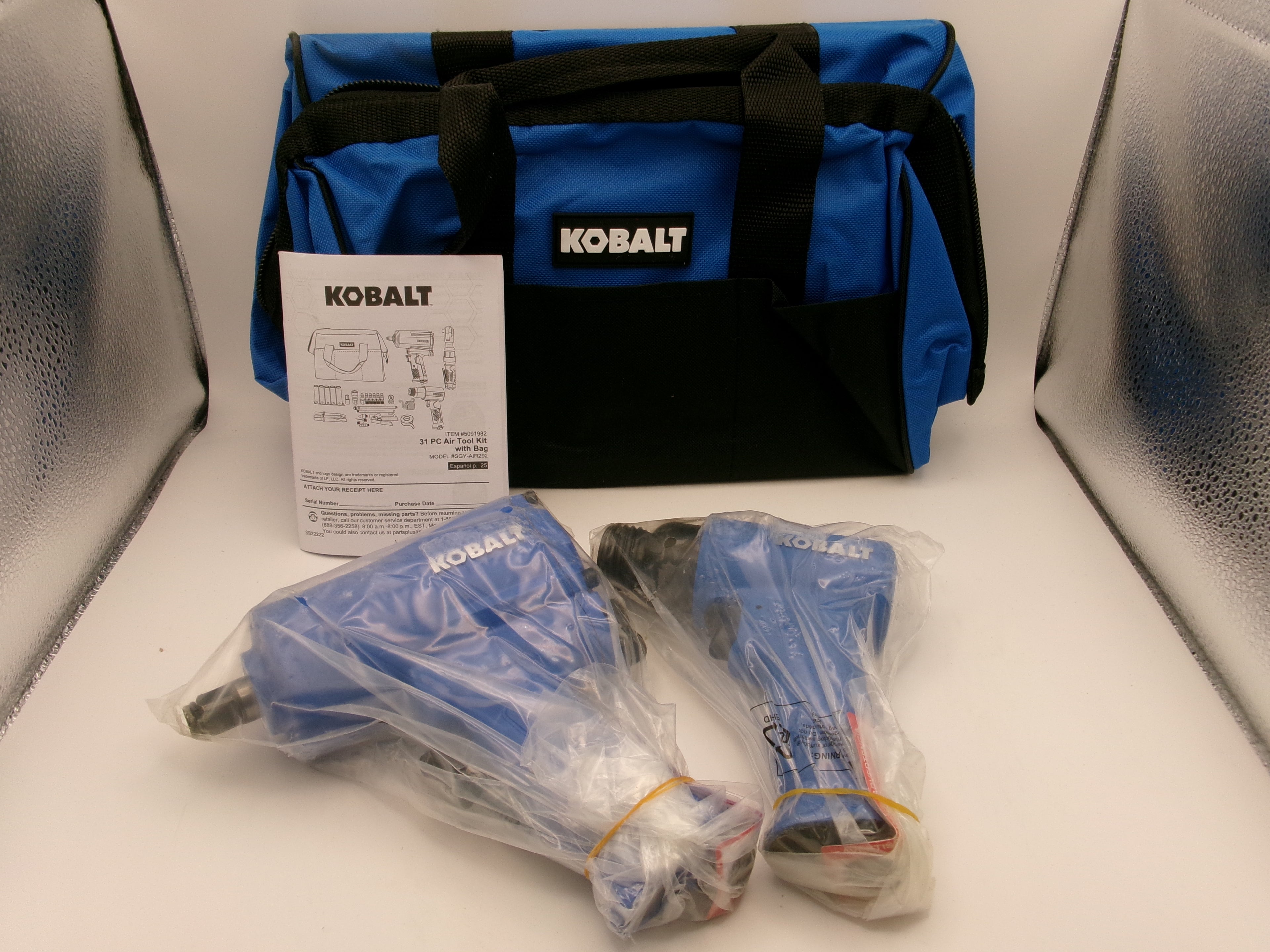 Kobalt Multipurpose 31Pc Air Tool Kit With Bag