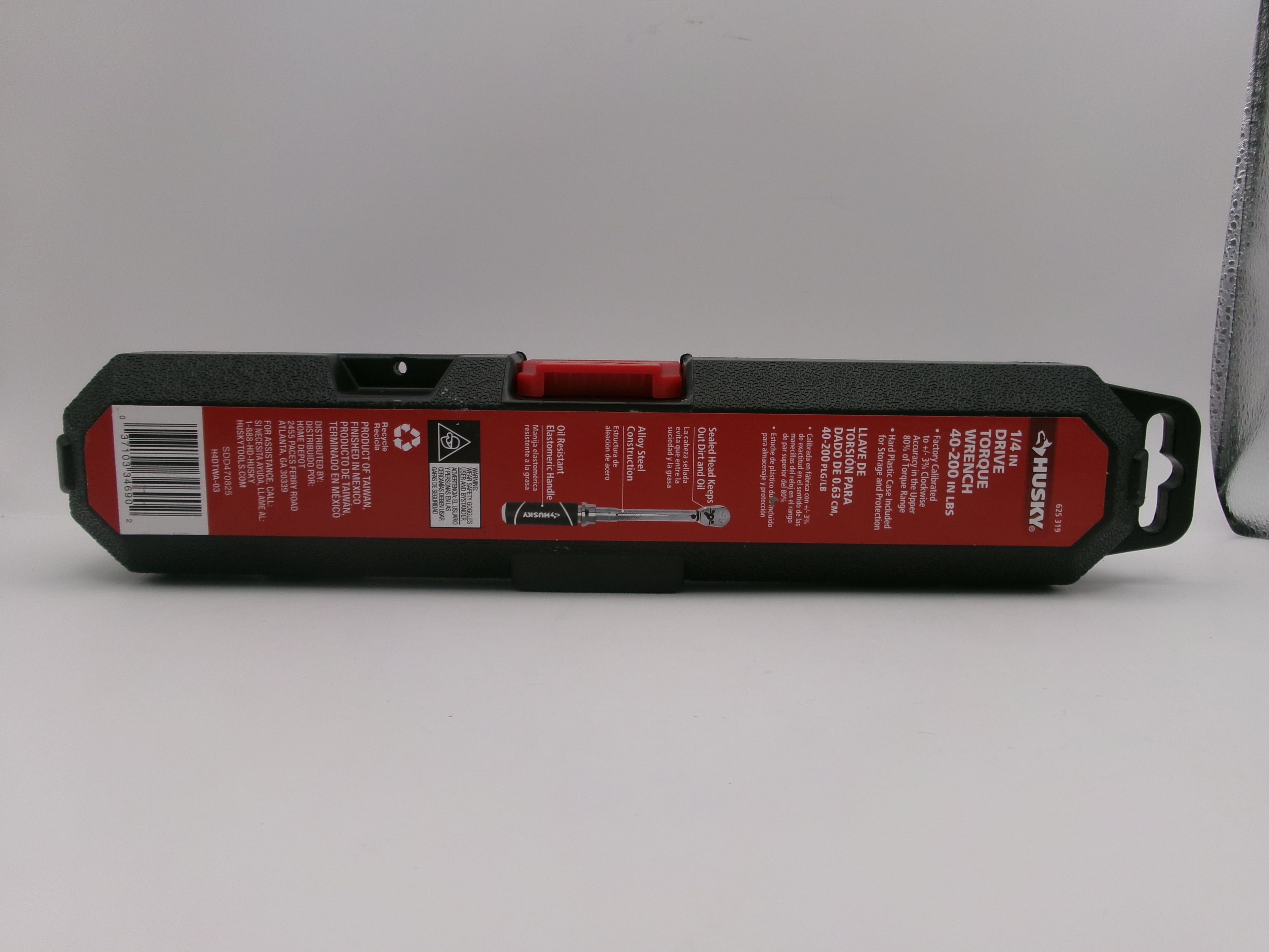 Husky 625 319 1/4in Drive Torque Wrench 40-200 LBS