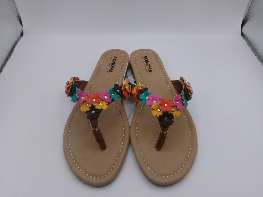 Sonoma Goods For Life® Floral Women's Thong Sandals