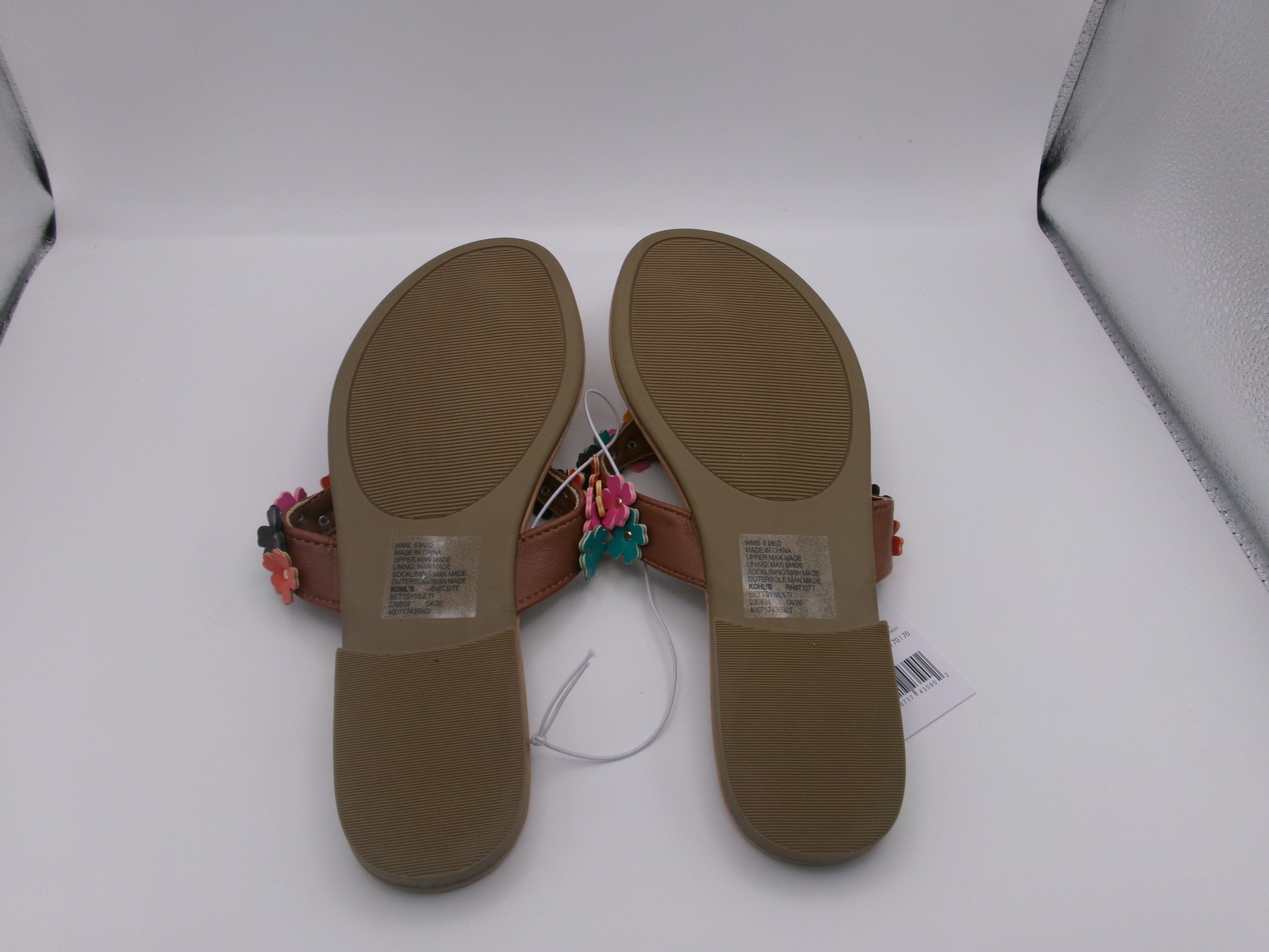 Sonoma Goods For Life® Floral Women's Thong Sandals