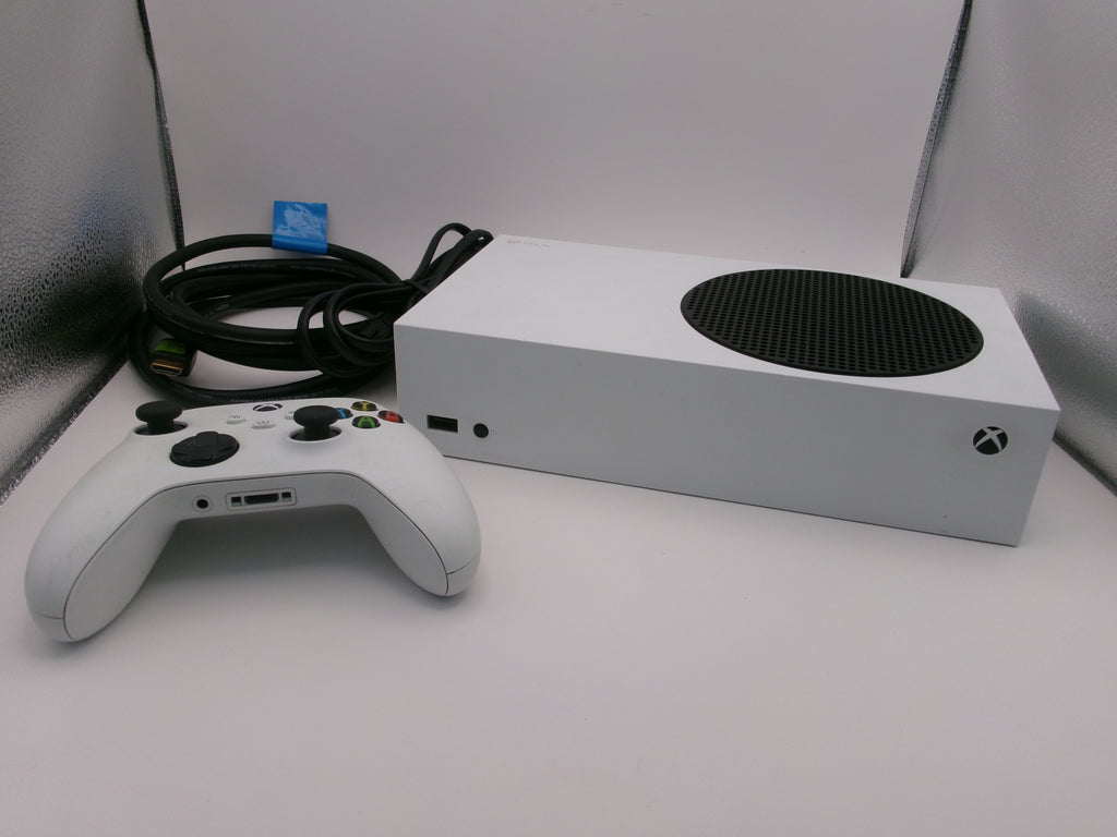Microsoft Xbox Series S White Console One Controller