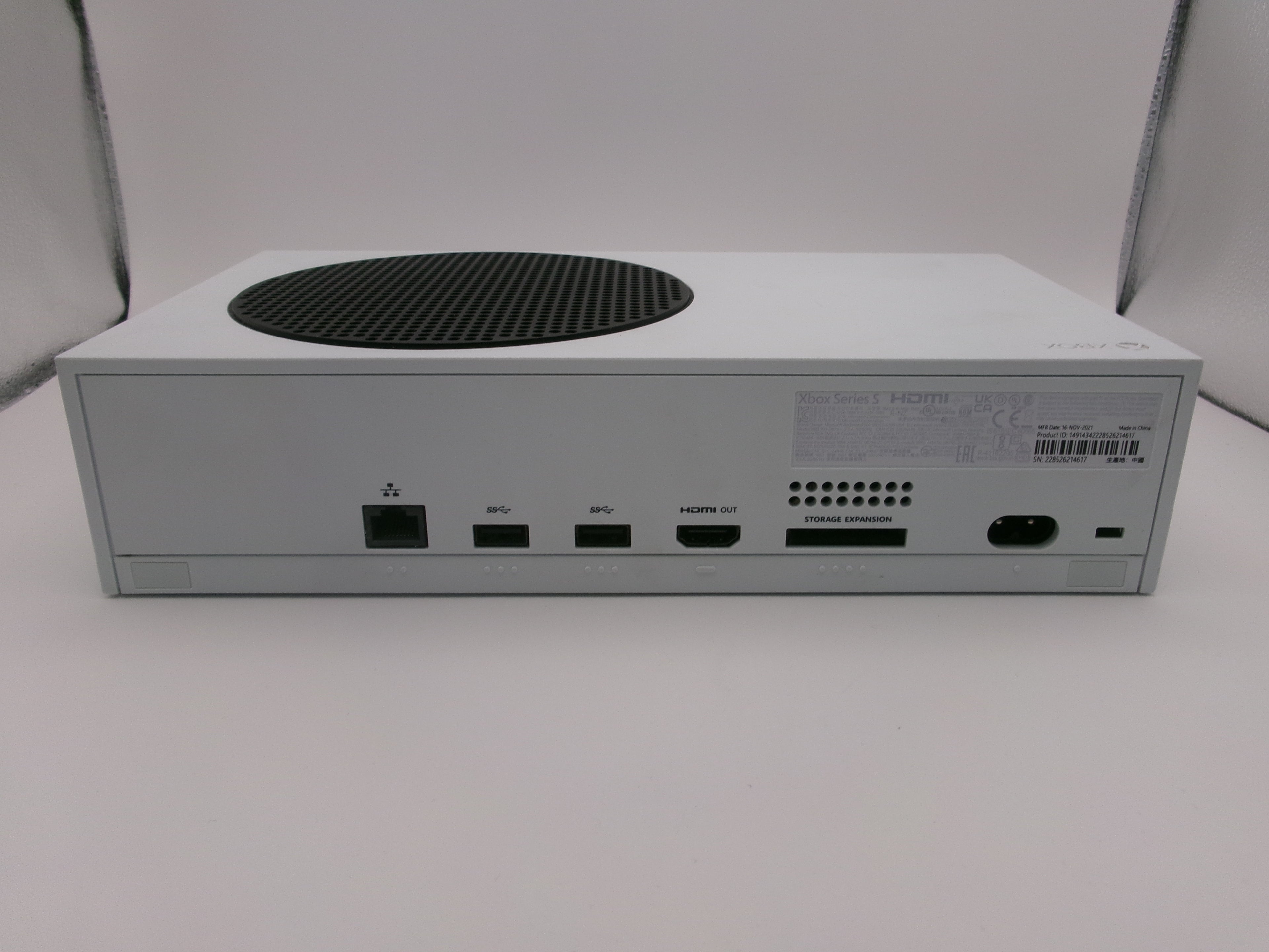 Microsoft Xbox Series S White Console One Controller