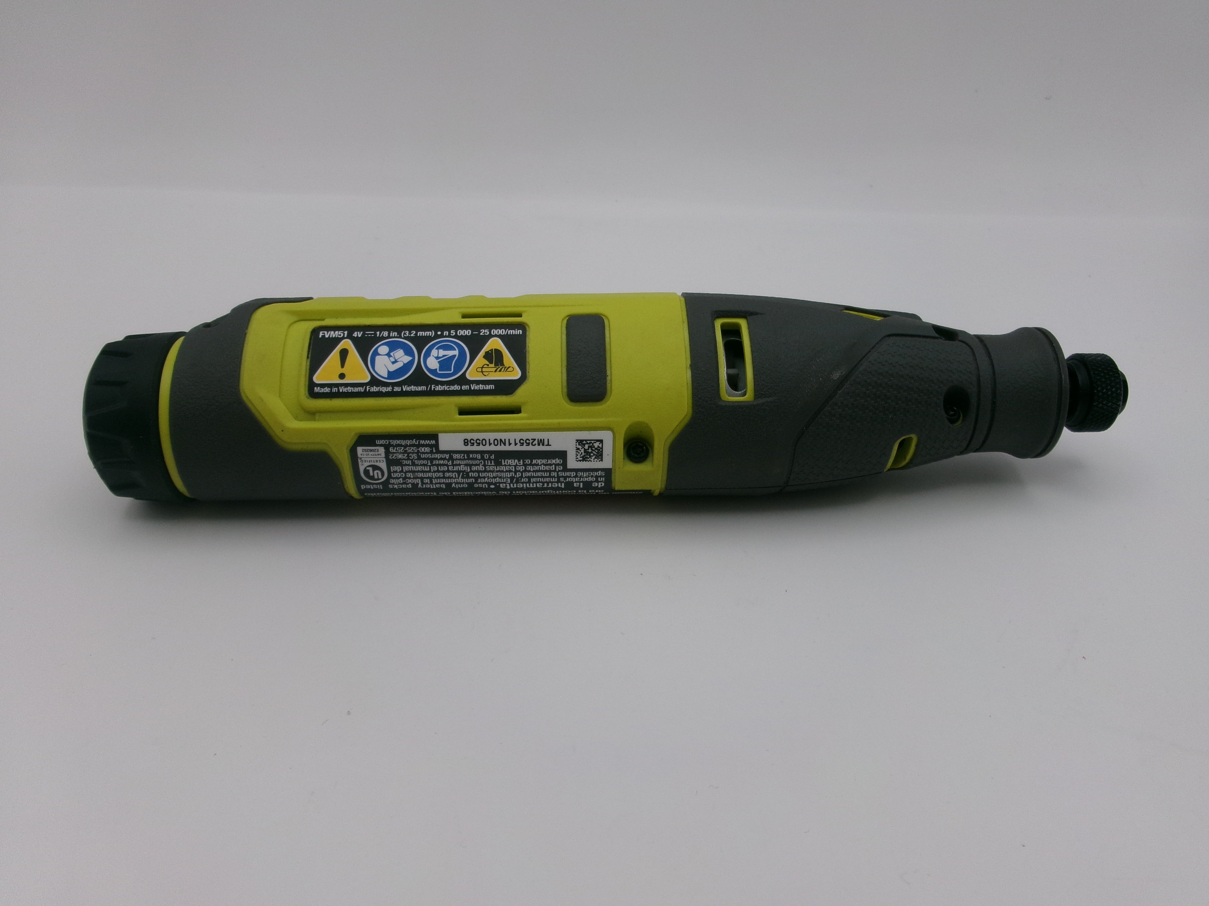 USB Lithium Rotary Tool Kit with 2.0 Ah USB Lithium Battery and Charging Cable