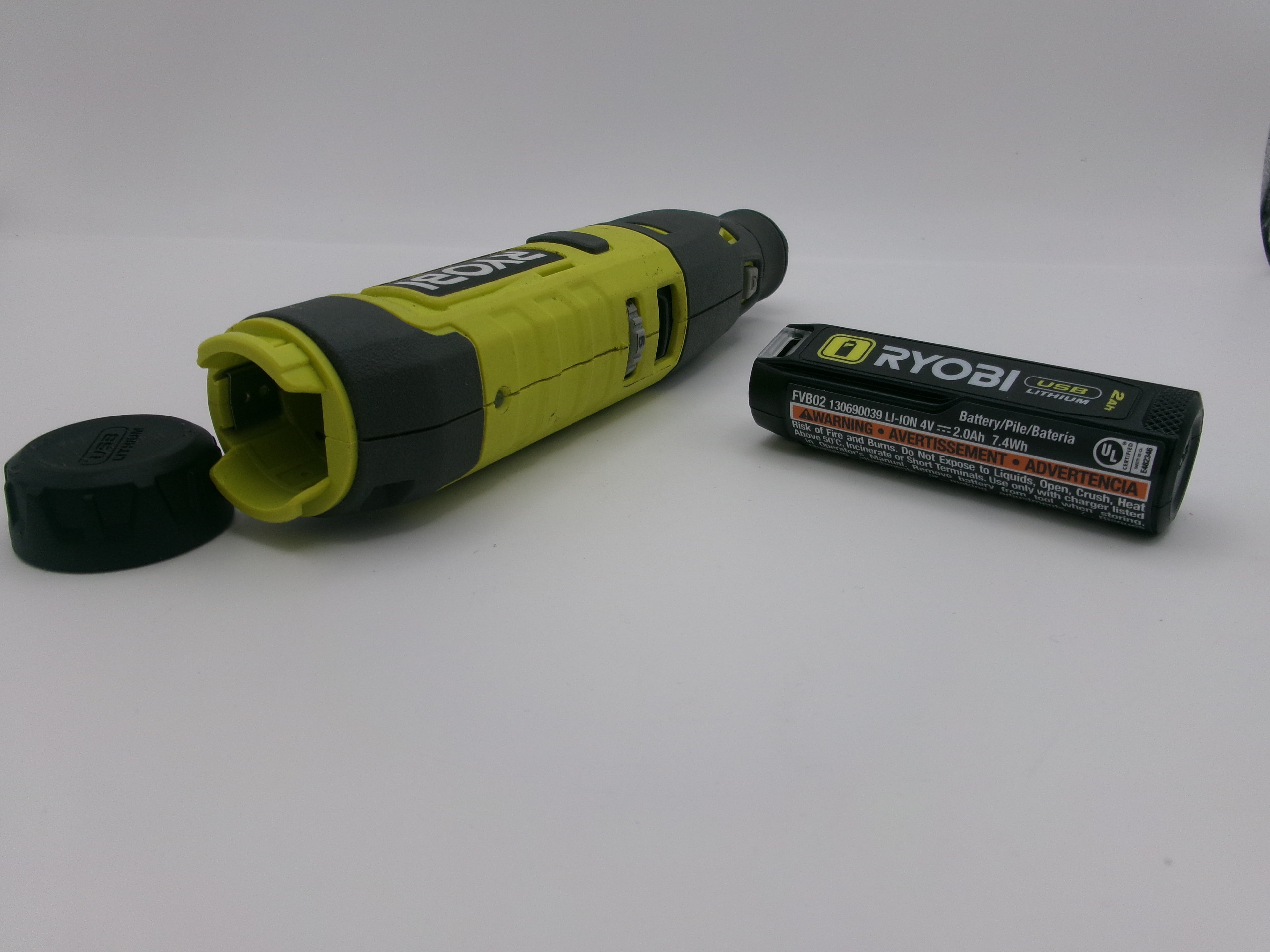 USB Lithium Rotary Tool Kit with 2.0 Ah USB Lithium Battery and Charging Cable