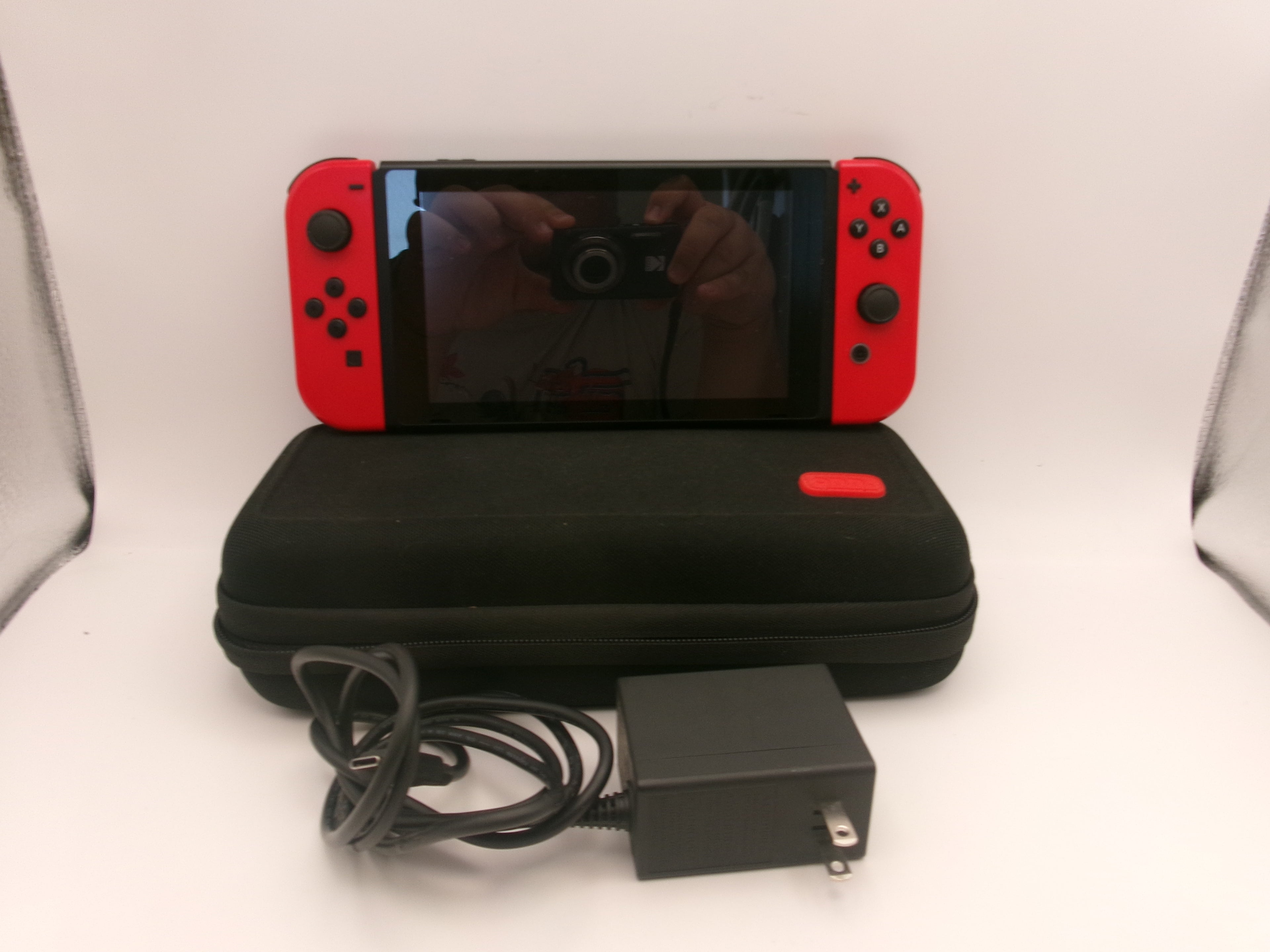 Nintendo Switch - OLED Model: Mario Red Edition With Case and Charger