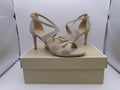 Kinsley Glitter Chain-Mesh Sandal