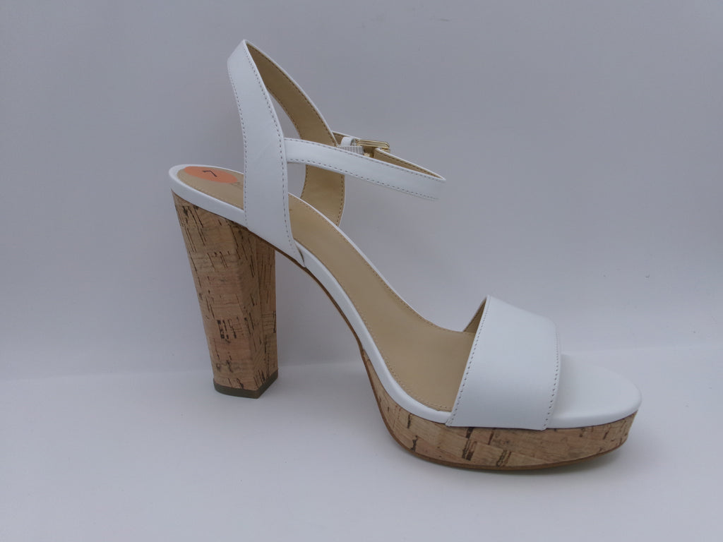 Michael Kors Minnie Platform Optic White 7 M