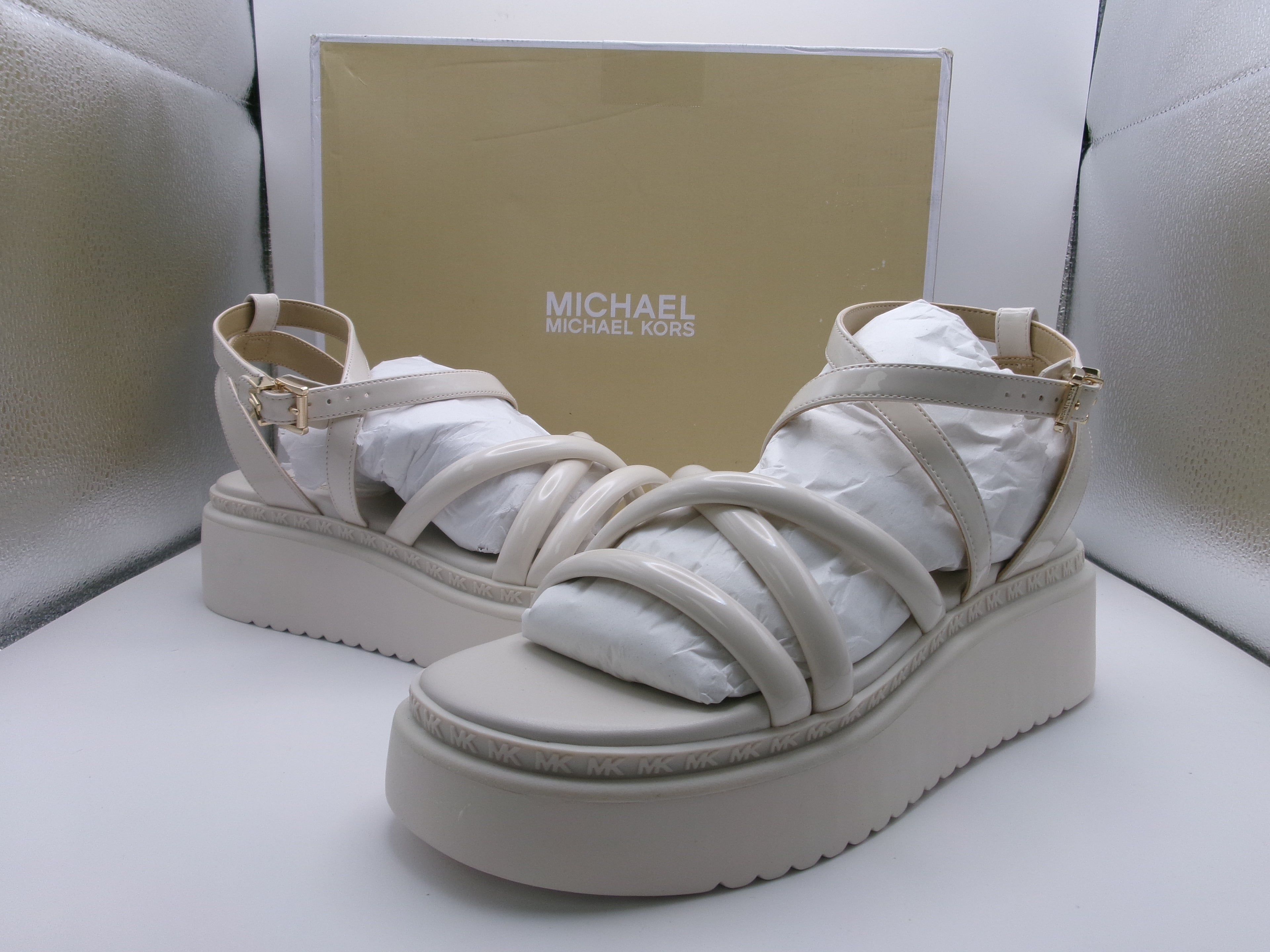 Michael Kors ISSI Flatform Light Cream