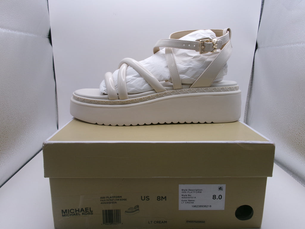 Michael Kors ISSI Flatform Light Cream