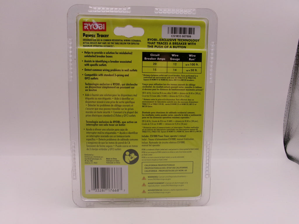 Ryobi Power Tracer ESV1000