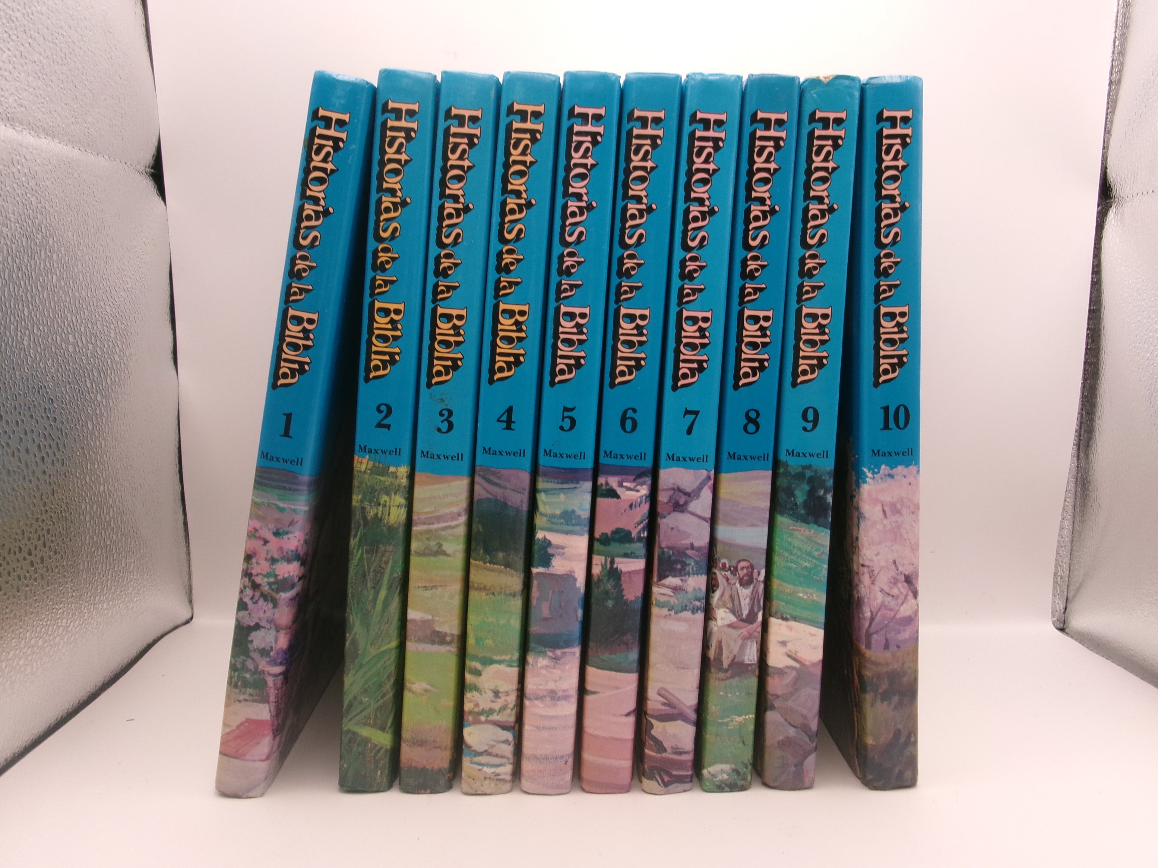 SPANISH Bible Story 10 vol set Arthur Maxwell Las Bellas Historia de la Biblia