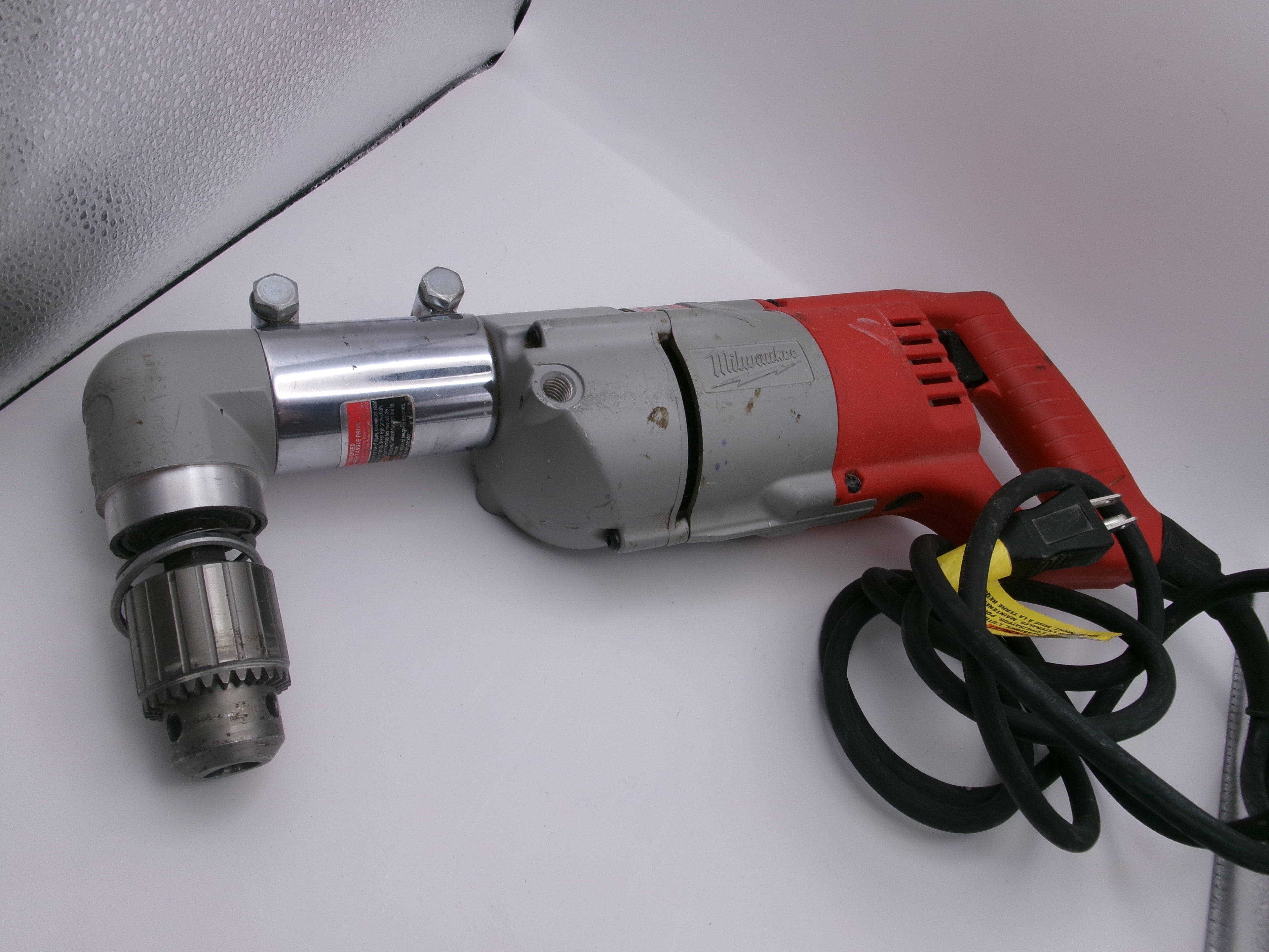 Milwaukee 1107-1 Drill 120V 500RPM 1/2" D-Handle Keyed Right Angle PARTS/AS IS