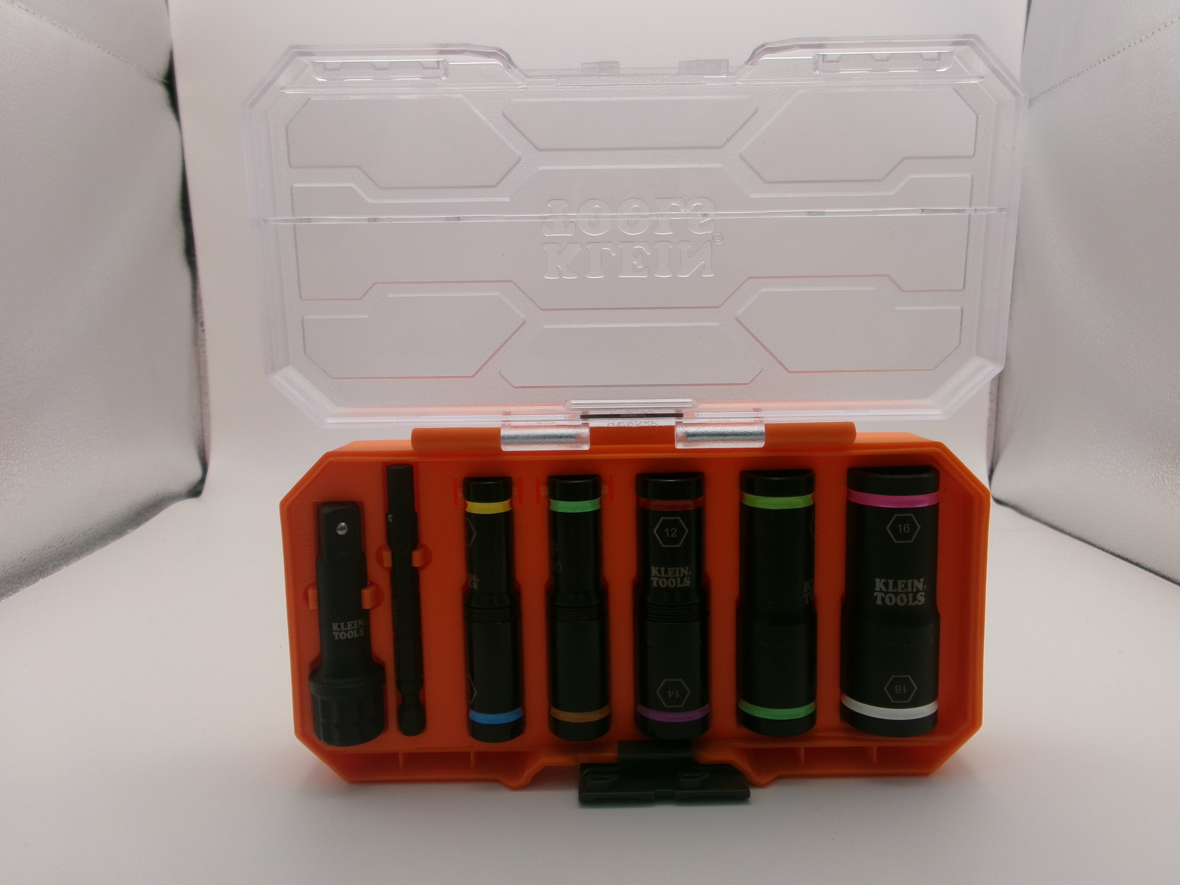 Klein Tools 65619 KNECT Flip-10 Deep Well Heavy Duty Flip Impact Socket Set