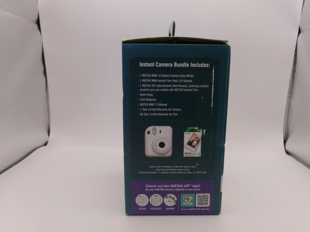 Fujifilm Instax Mini 12 Instant Film Camera | Clay White
