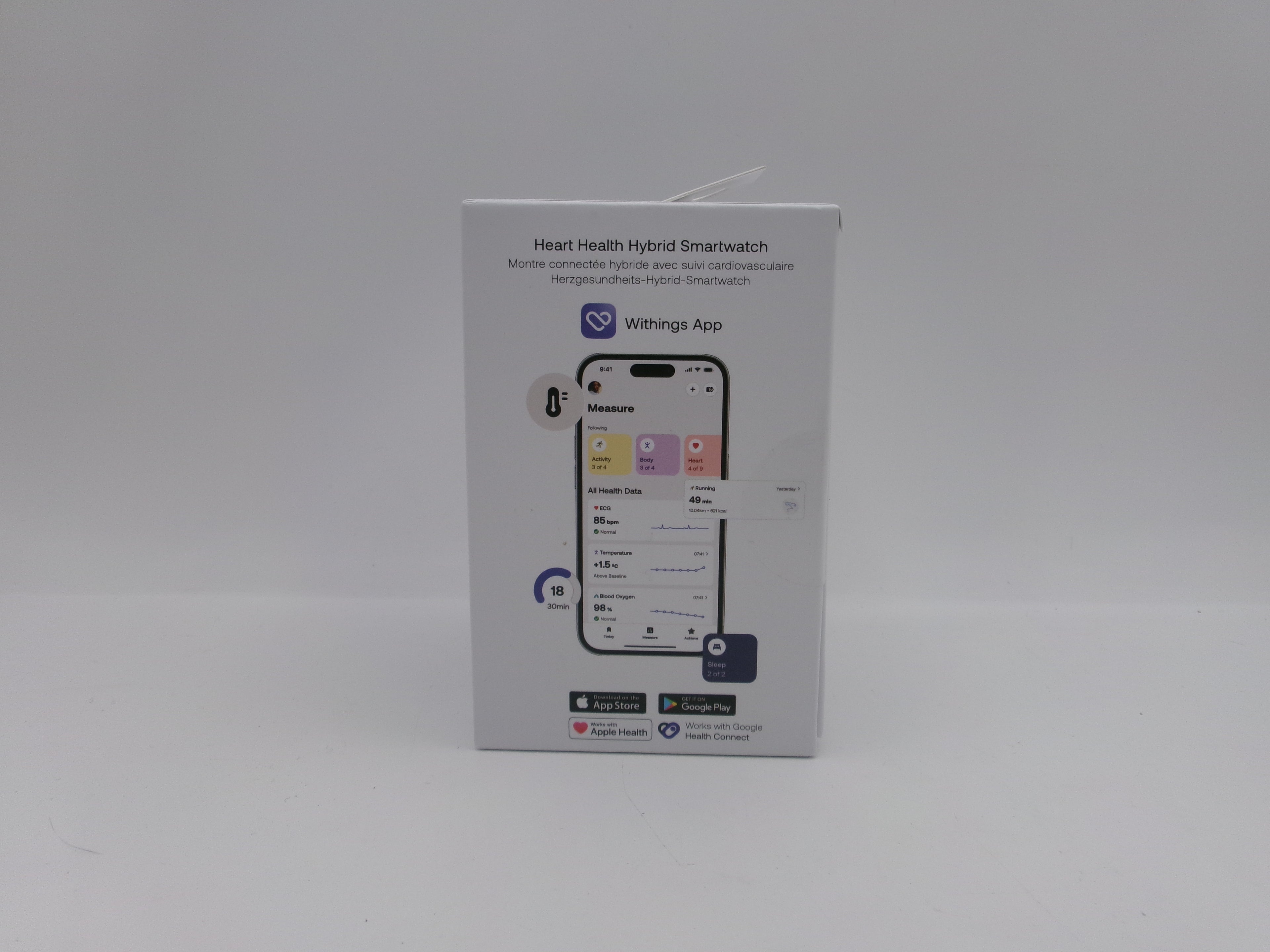 WITHINGS SCANWATCH 2 BLACK 42MM model 4-All-Int) (NISB) BRAND NEW FACTORY SEALED