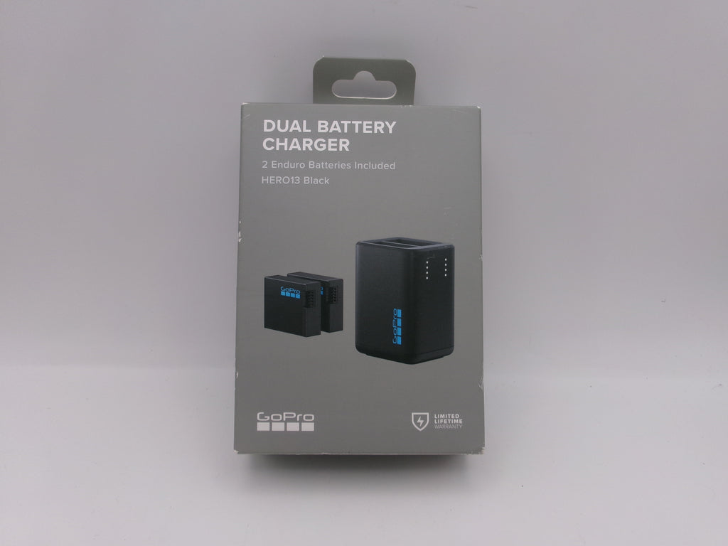 GoPro Dual Charger + 2 Enduro Battery HERO 12, 11, 10, & 9 Black