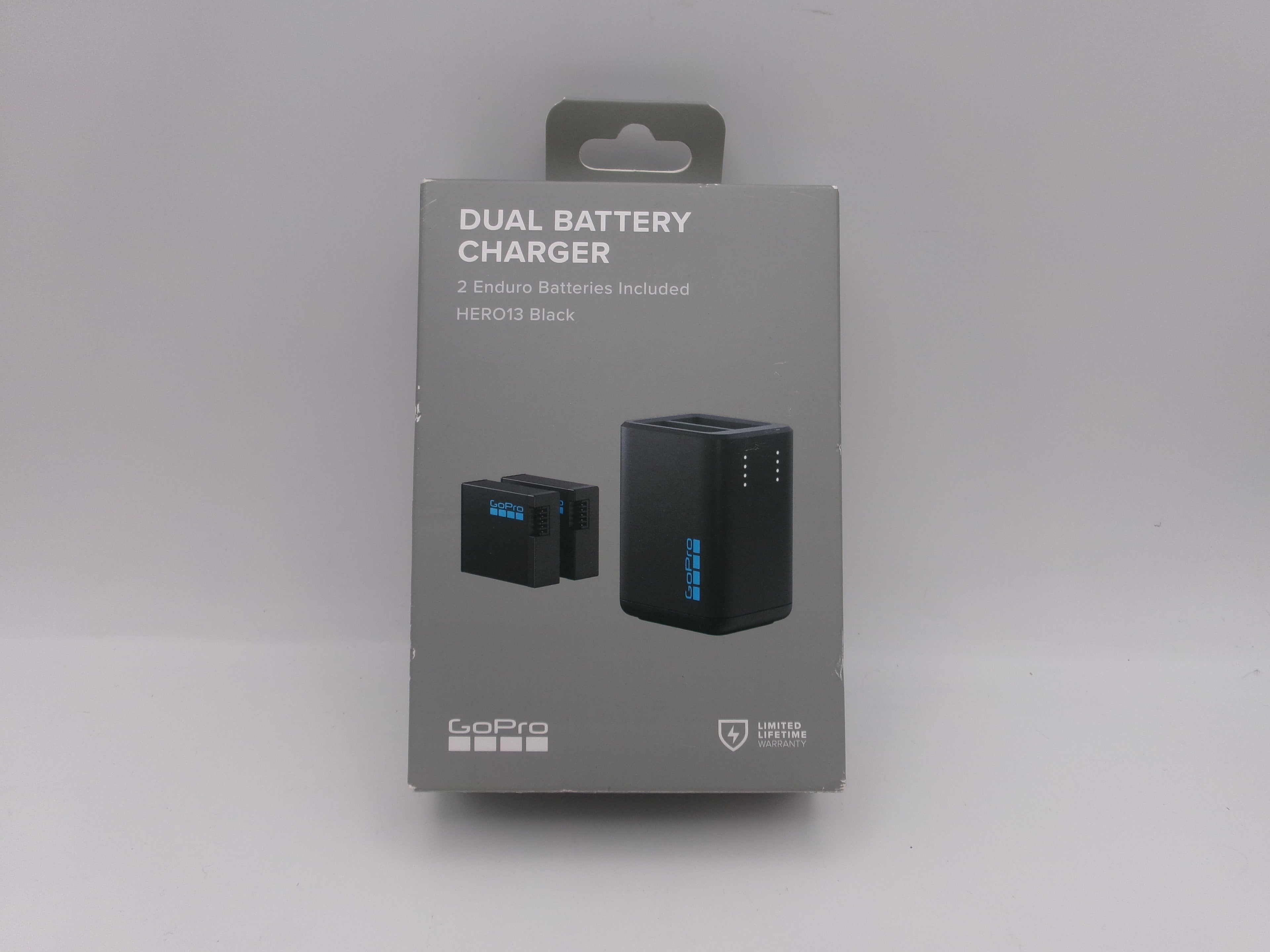 GoPro Dual Charger + 2 Enduro Battery HERO 12, 11, 10, & 9 Black