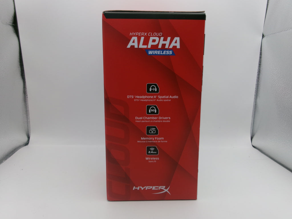 HyperX Cloud Alpha Wireless Gaming Headset – DTS X Spatial Audio 300h Battery