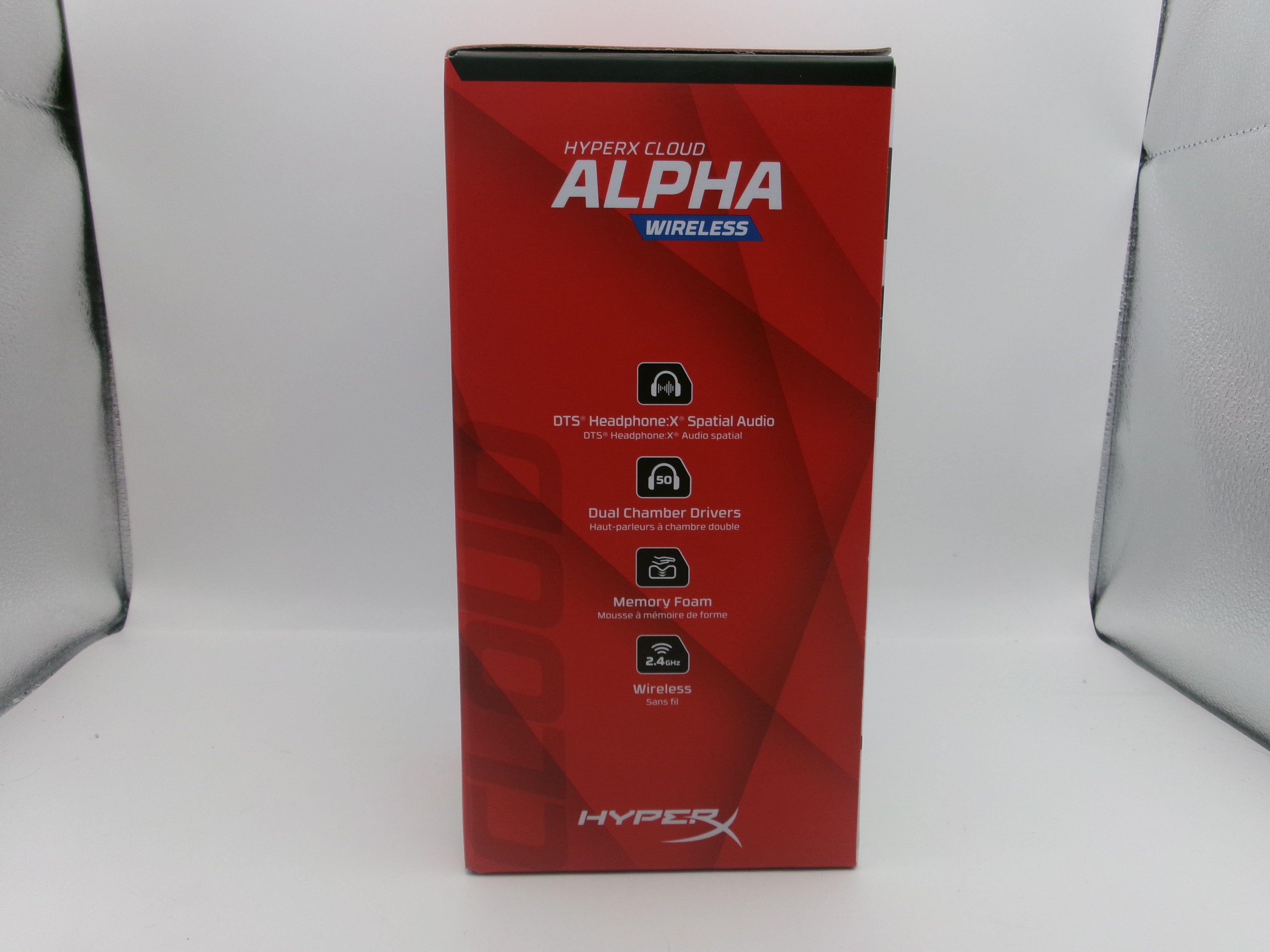 HyperX Cloud Alpha Wireless Gaming Headset – DTS X Spatial Audio 300h Battery