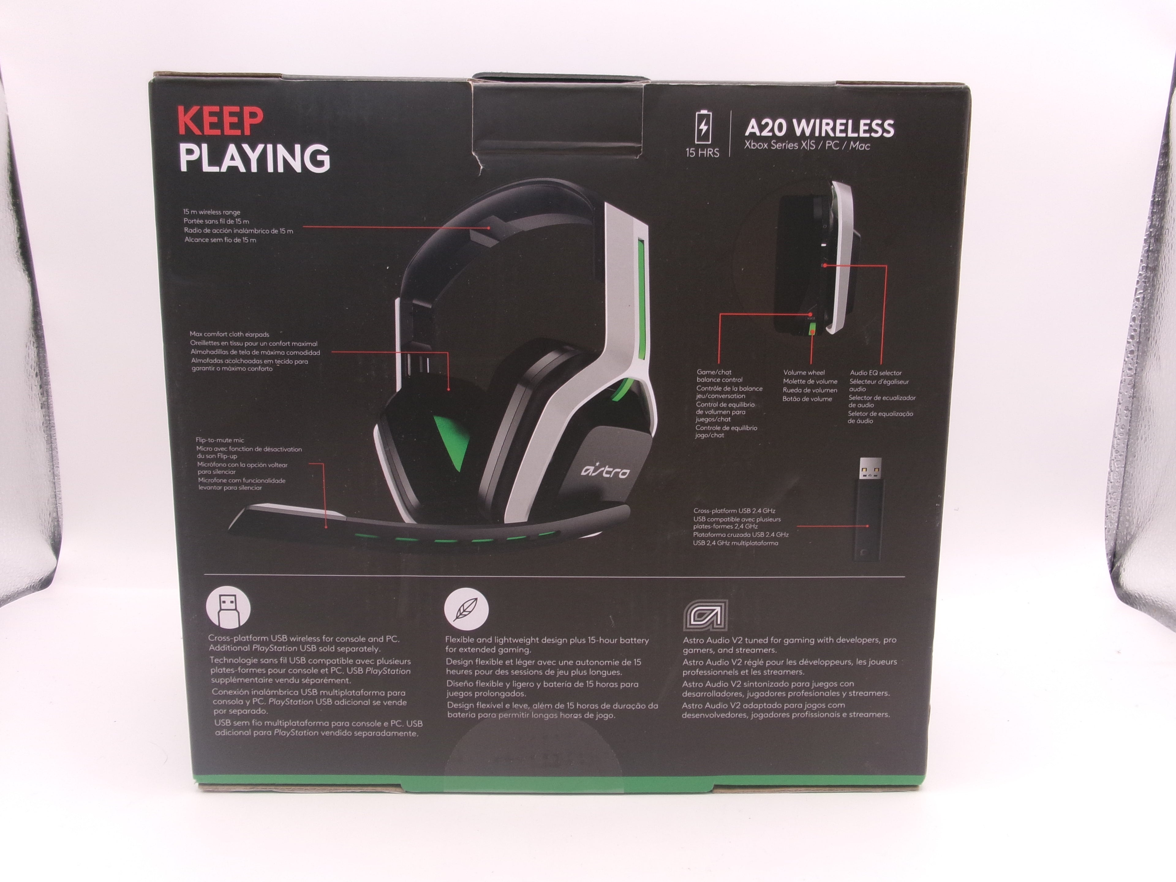 Astro Gaming A20 Gen 2 Wireless Headset Xbox Series X|S One PC Mac Green NEW