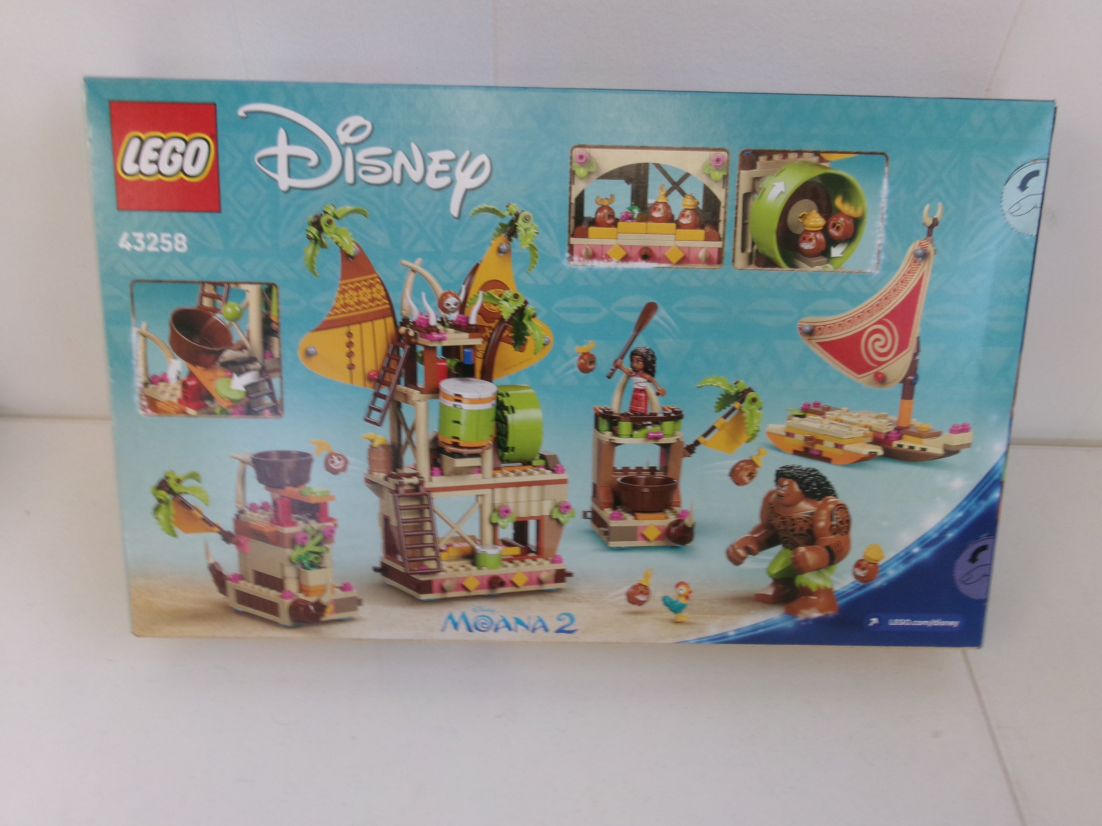 LEGO DISNEY MOANA 2 KAKAMORA BARGE 43258 BRAND NEW SEALED
