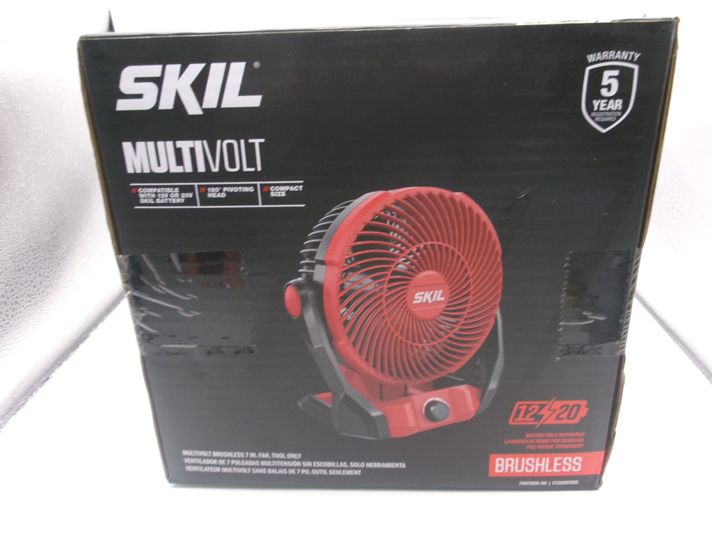 SKIL 12V/20V Brushless 7 Inch Fan (Bare Tool) Item No. SKU# FN0700D-00