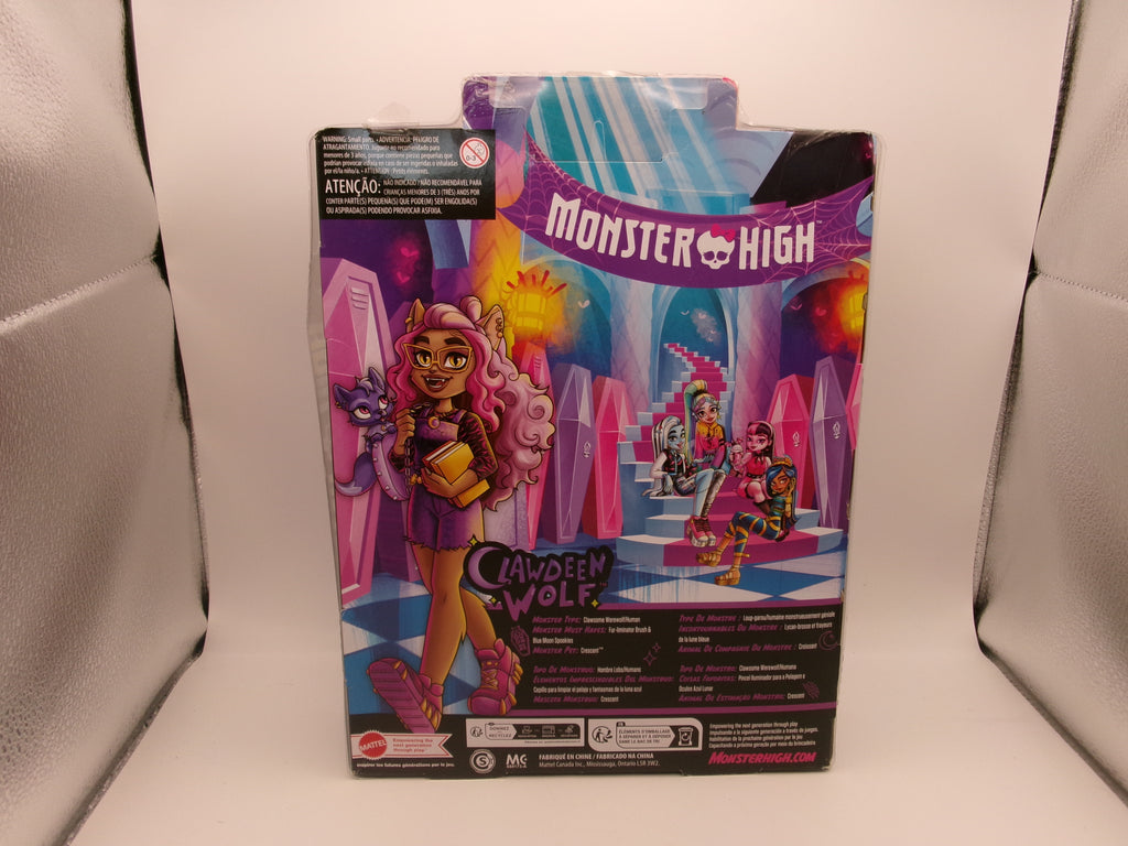 Monster High Clawdeen Wolf Fashion Doll Purple