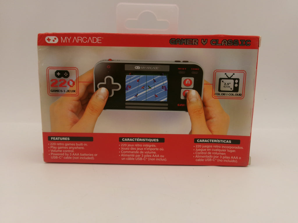 Gamer V Classic Portable Gaming Console Handheld Electronic Game