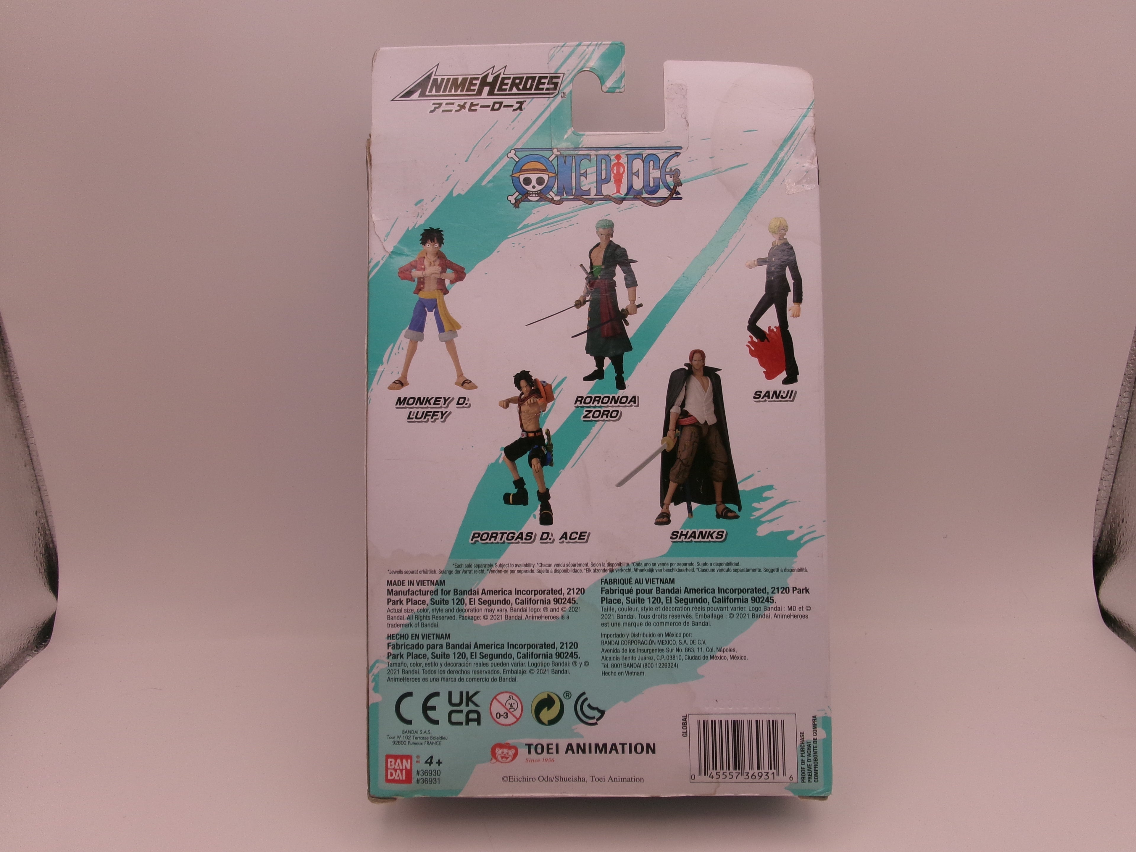 One Piece Anime Heroes Monkey D. Luffy Action Figure
