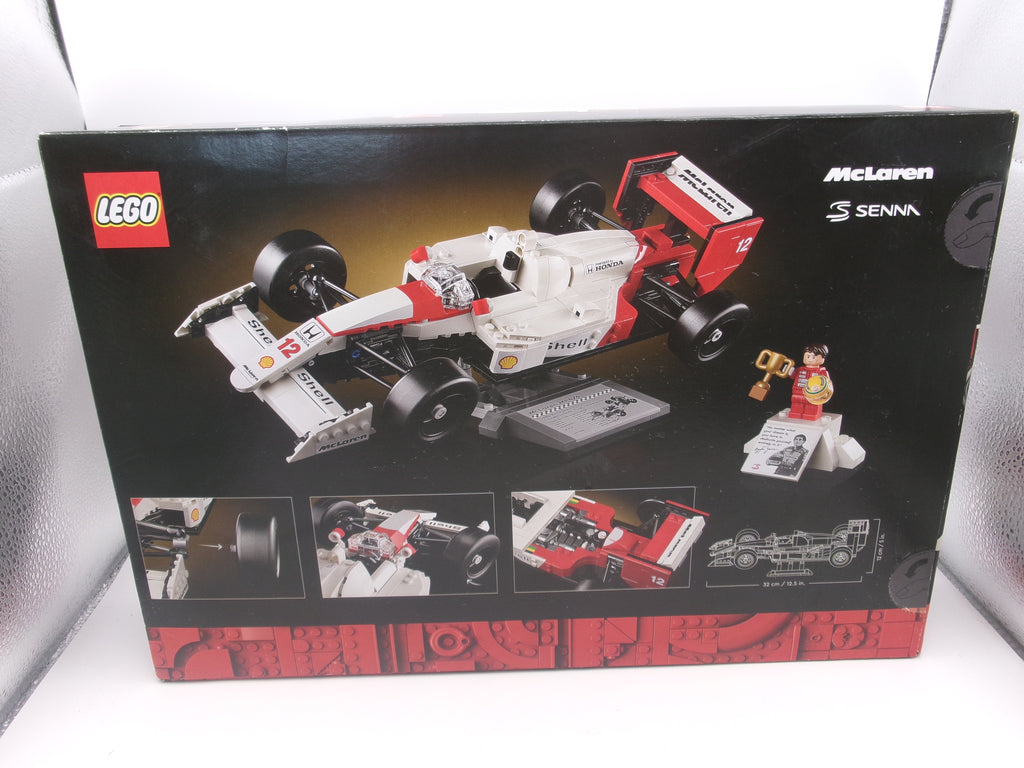LEGO Icons McLaren MP4/4 Ayrton Senna Formula Car F1 Set 10330 693pcs