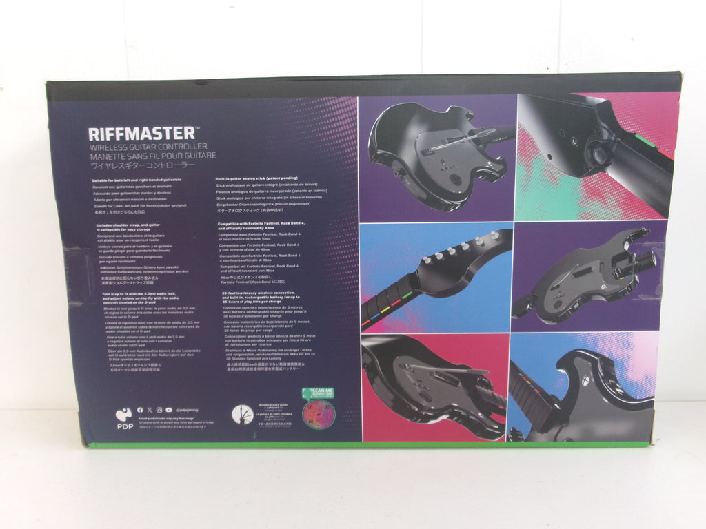Xbox 049-034-BK PDP Riffmaster Wireless Guitar Controller