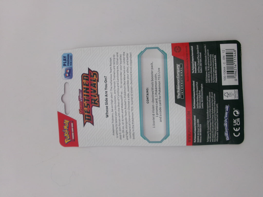 Pokemon TCG: Scarlet & Violet - Destined Rivals Checklane Blister (Eevee Promo)