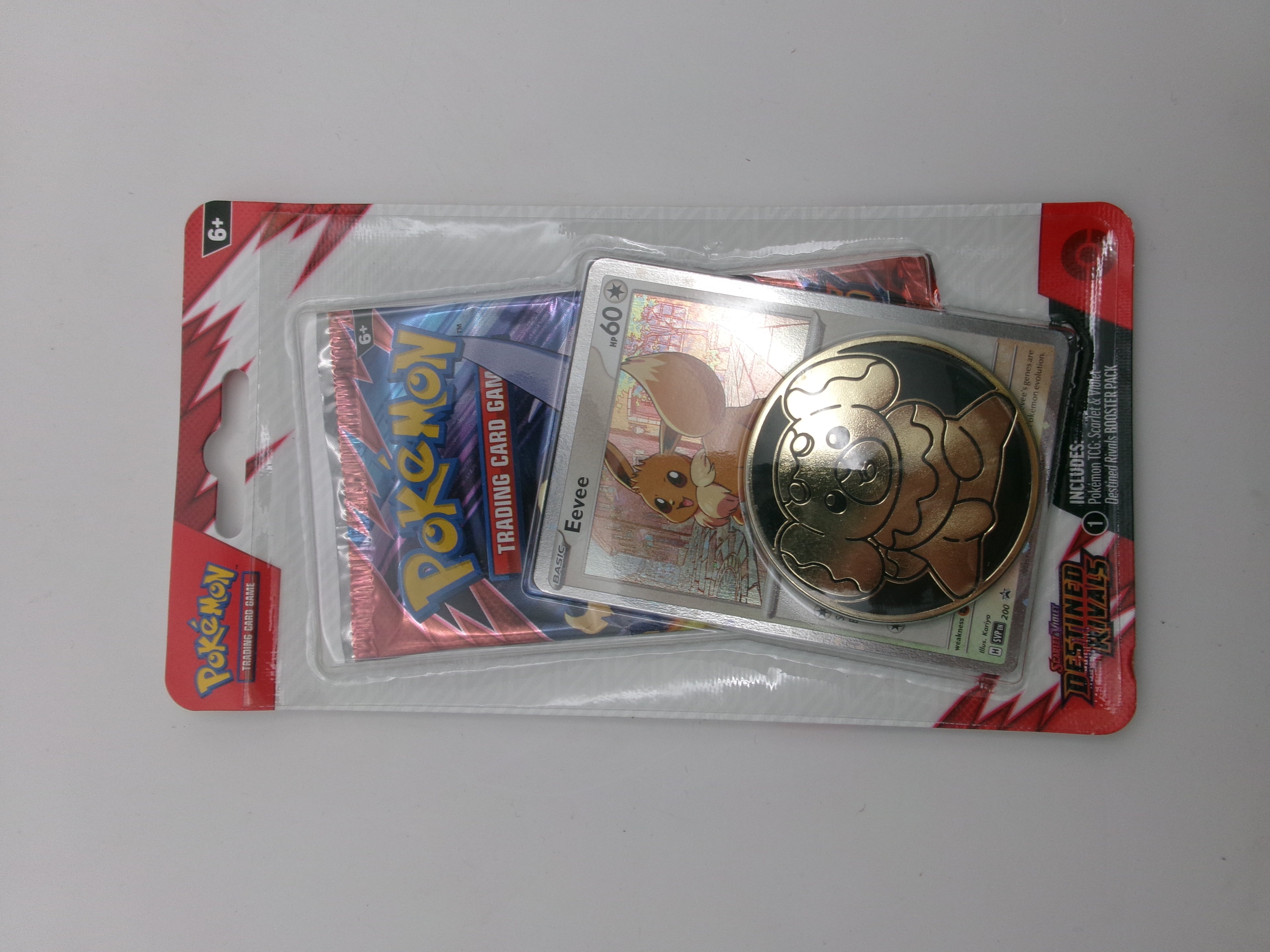 Pokemon TCG: Scarlet & Violet - Destined Rivals Checklane Blister (Eevee Promo)