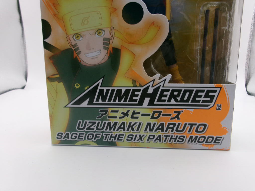 Bandai Anime Heroes Naruto Uzumaki Naruto Sage of Six Paths Mode Figure 36900