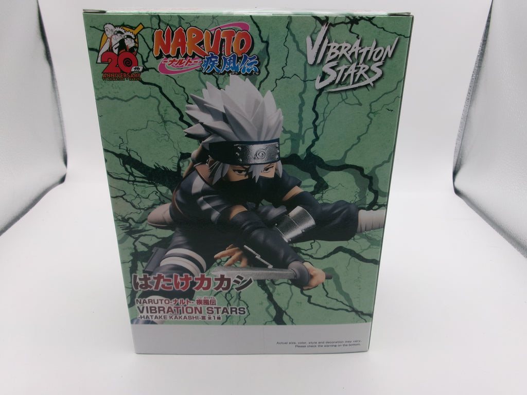 Banpresto - Naruto Shippuden - Hatake Kakashi III, Bandai Spirits Vibration Stars Figure | Naruto Shippuden 3.75 Inch Static Figure Vibration Stars - Hatake Kakashi