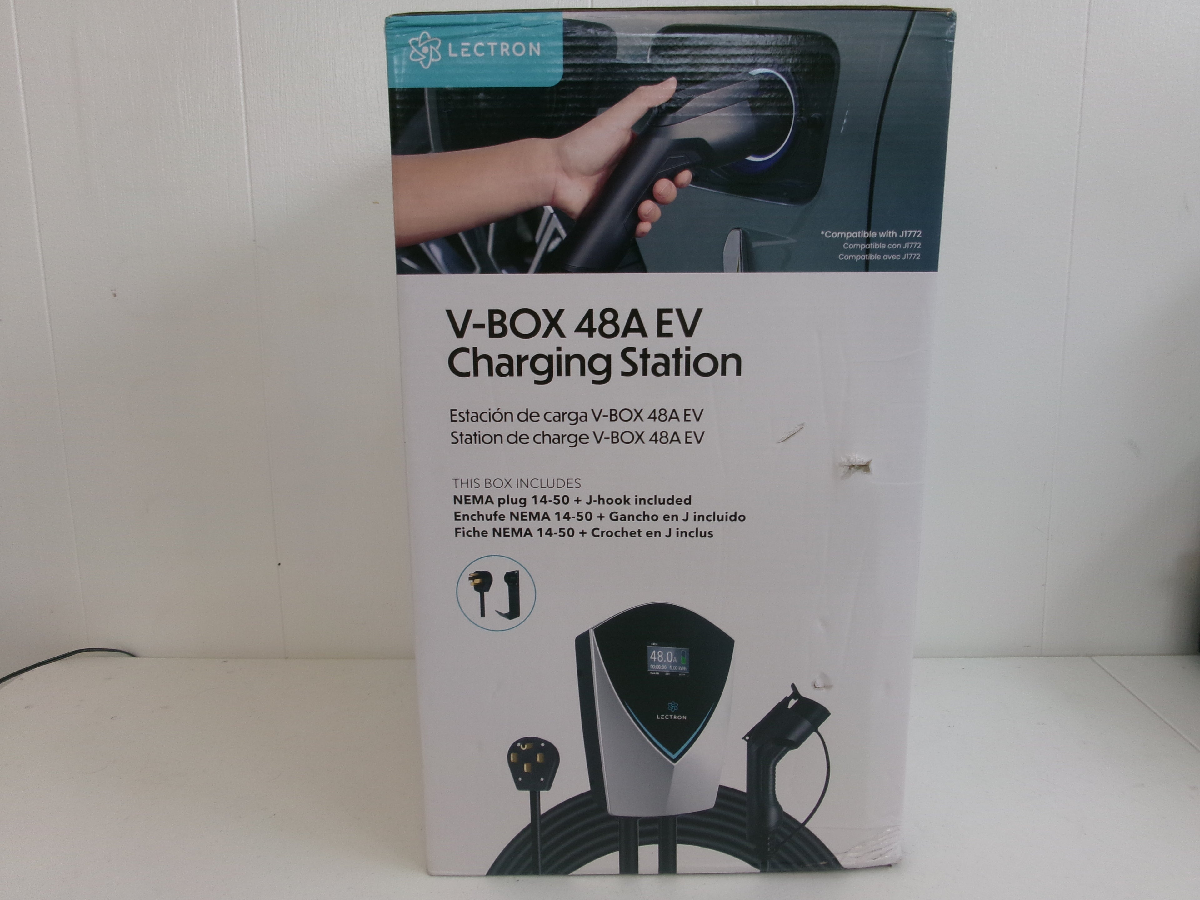 Lectron J1772 V-Box 48 Amp Electric Vehicle Charging Station J1772