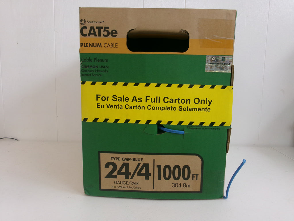 Southwire 500 ft. Tan 24/4 CAT5e CMR-CMX Indoor/Outdoor Data Cable