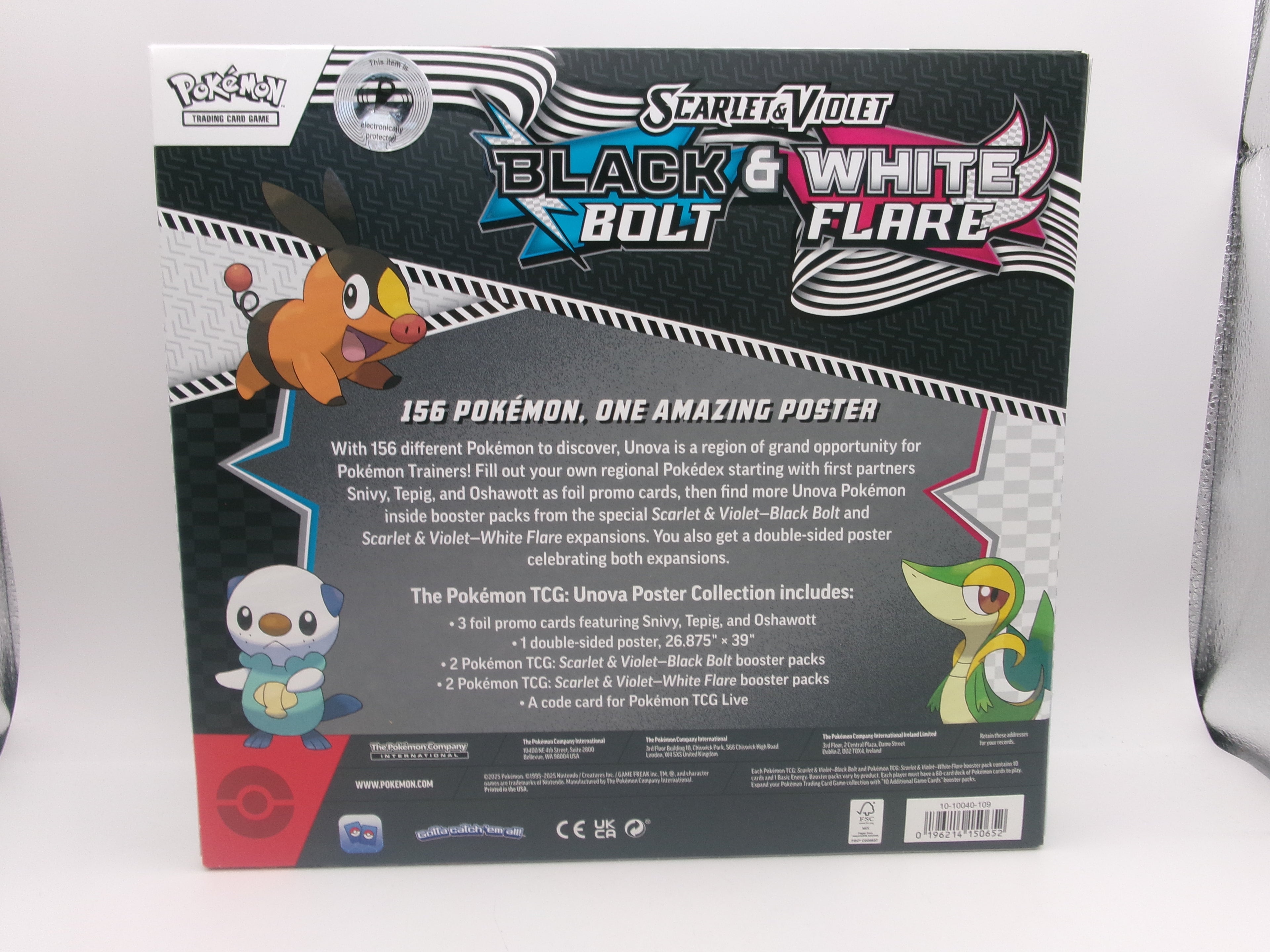 Pokemon Unova Poster Collection Black Bolt White Flare