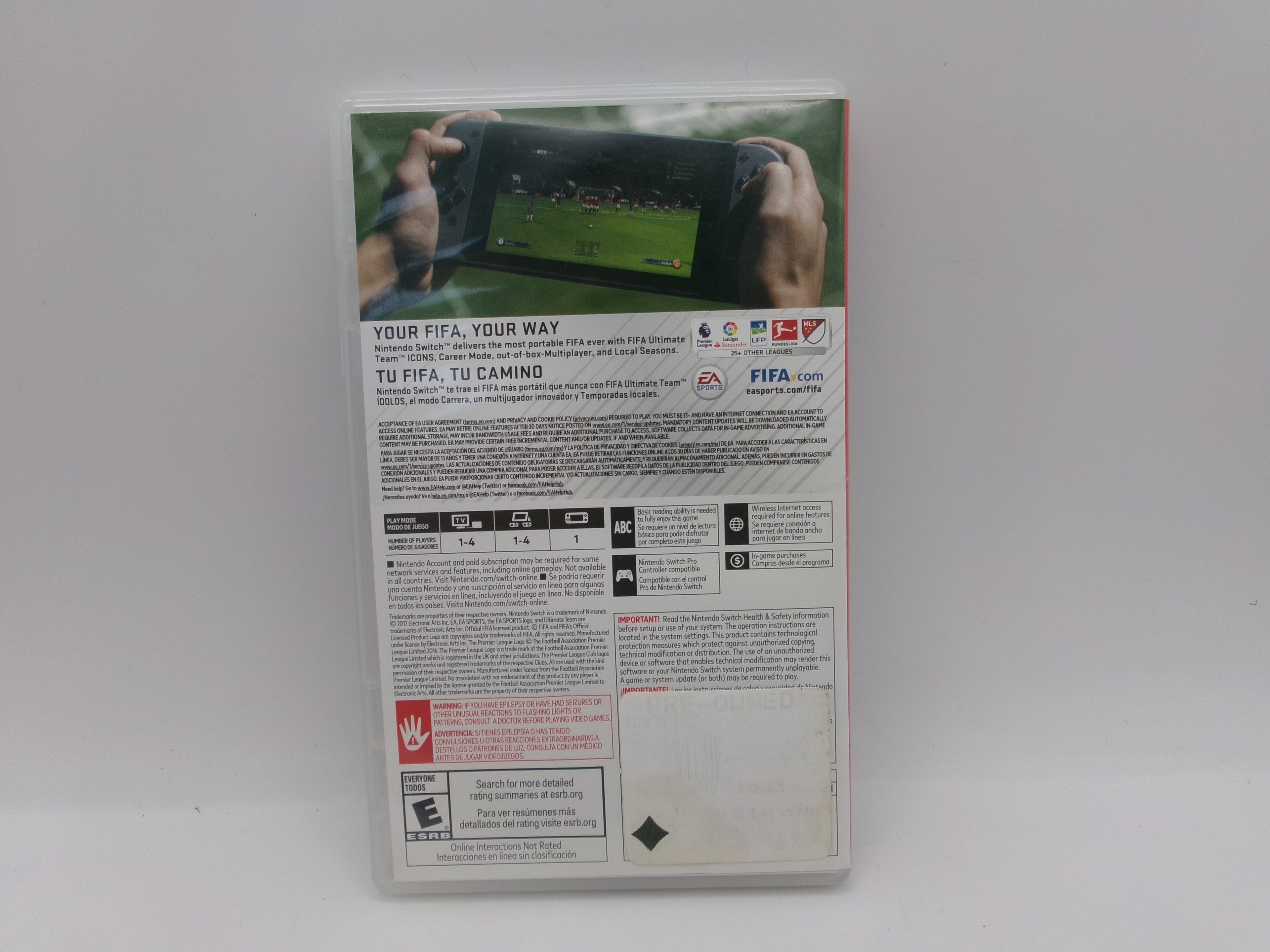 EA Sports FIFA 18 Nintendo Switch Game