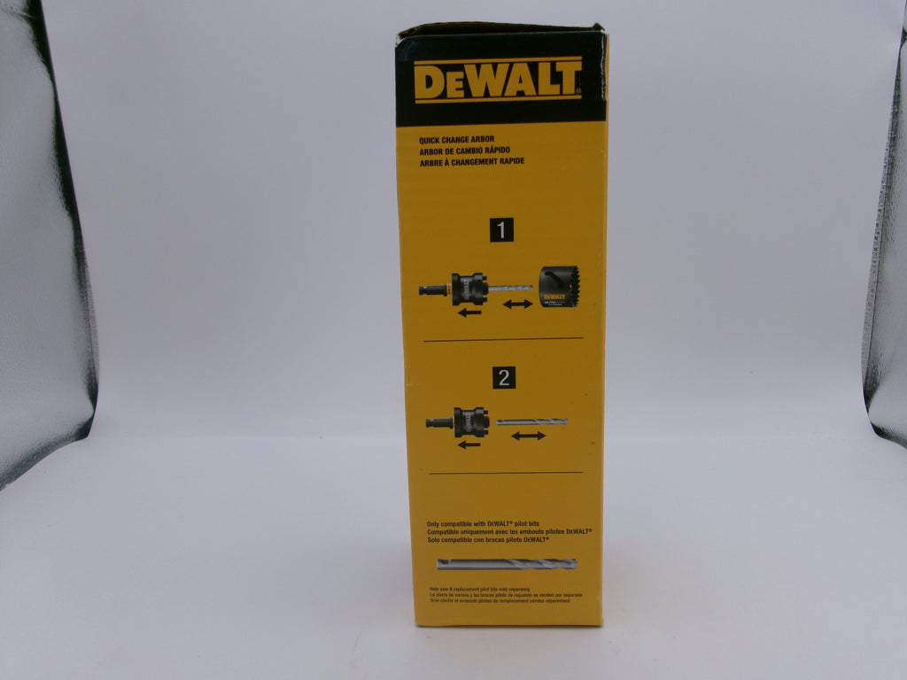 Dewalt DAH9912PBM Rapid Load Hole Saw Arbor, 1/2-in