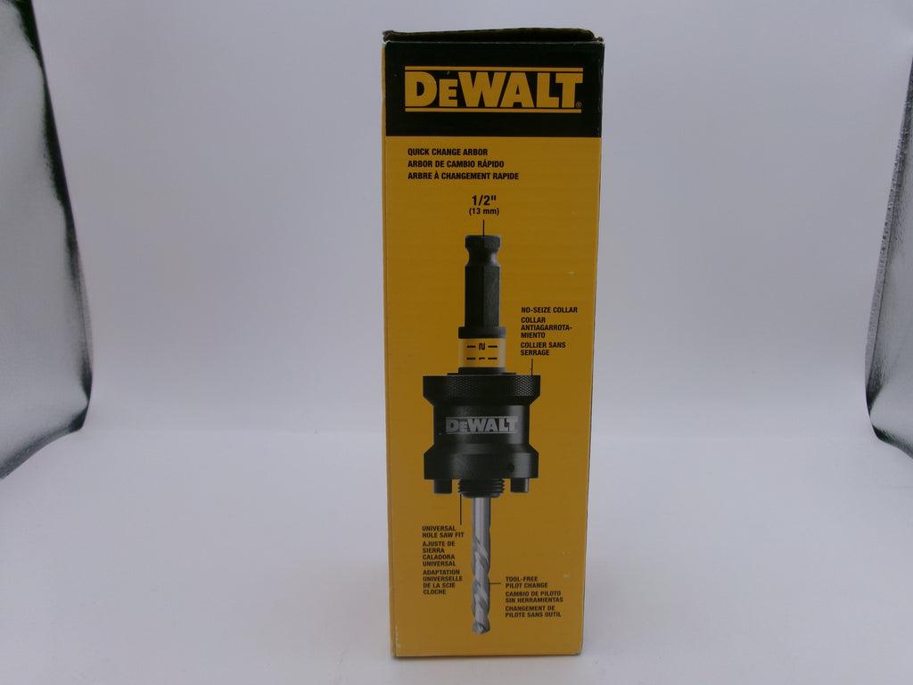 Dewalt DAH9912PBM Rapid Load Hole Saw Arbor, 1/2-in