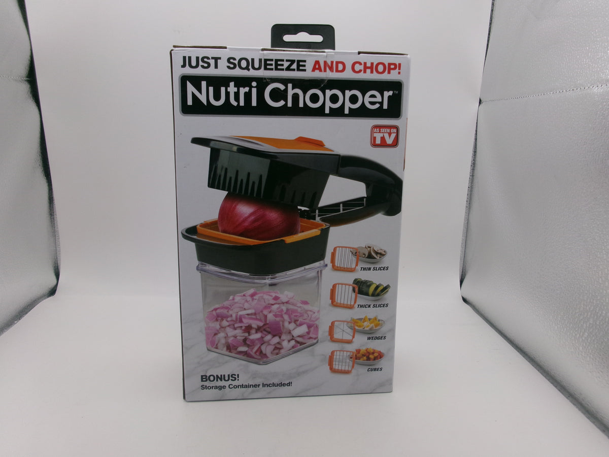 Nutri Chopper 5-in-1 Compact Portable Handheld Kitchen Slicer with Storage Container