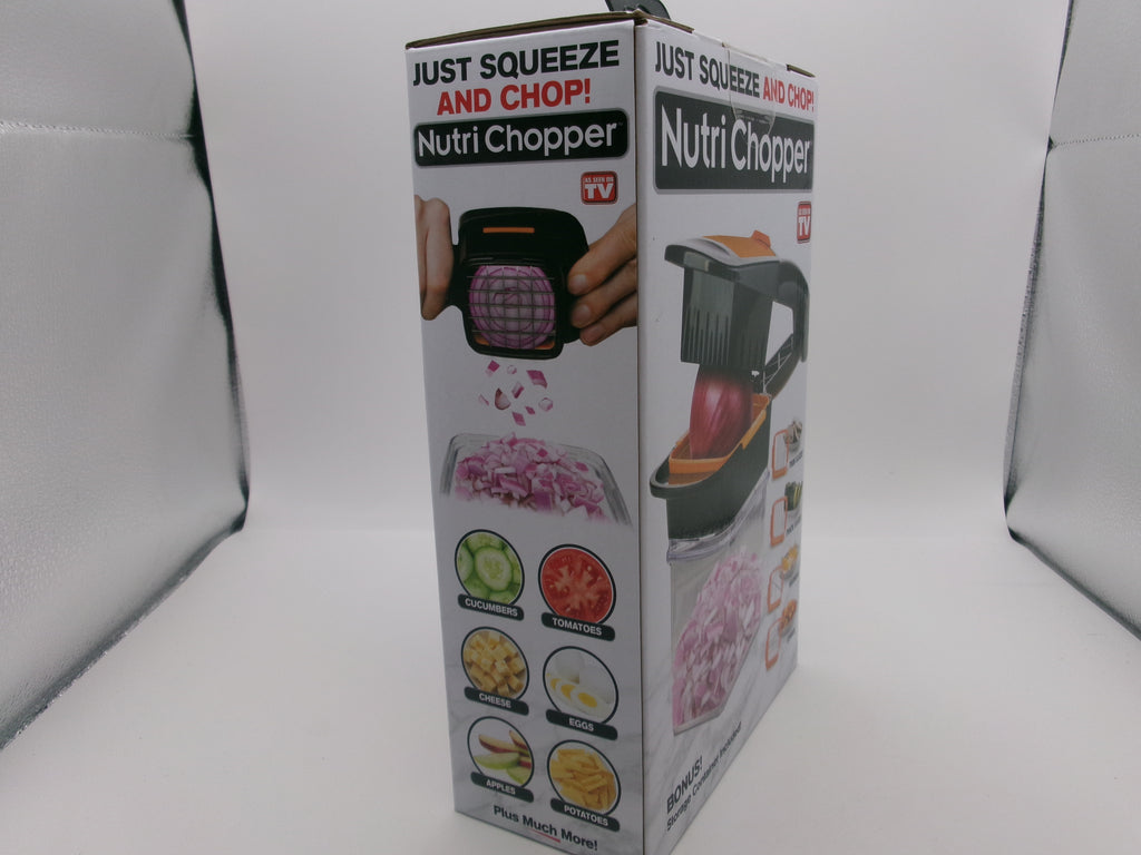Nutri Chopper 5-in-1 Compact Portable Handheld Kitchen Slicer with Storage Container