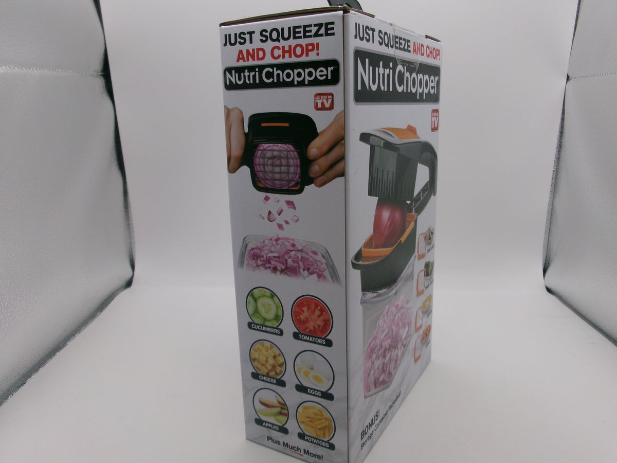 Nutri Chopper 5-in-1 Compact Portable Handheld Kitchen Slicer with Storage Container