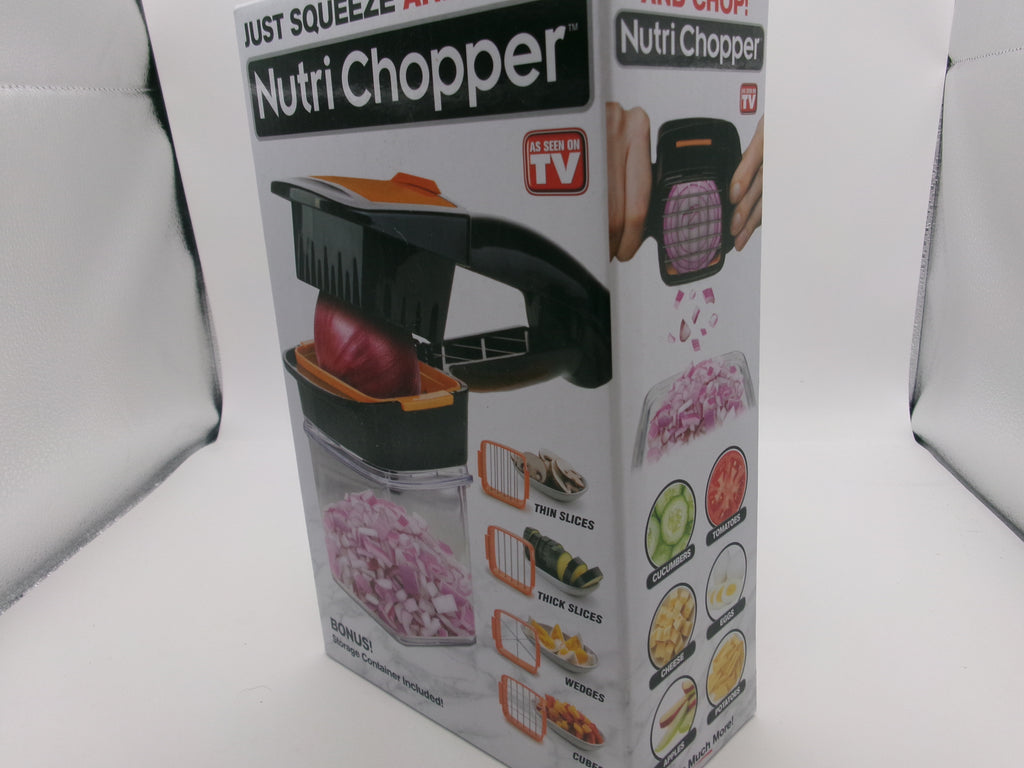 Nutri Chopper 5-in-1 Compact Portable Handheld Kitchen Slicer with Storage Container