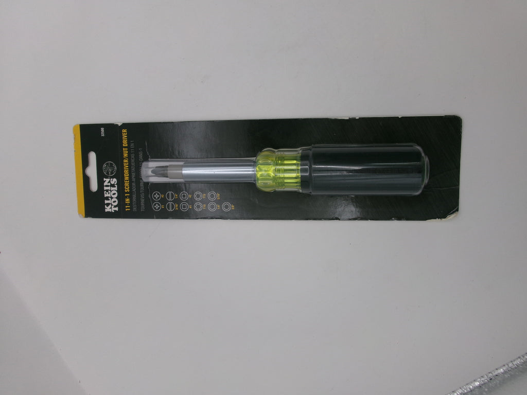 Klein Tools Impact Rated Multi-Bit Screwdriver/Nut Driver, 11-in-1