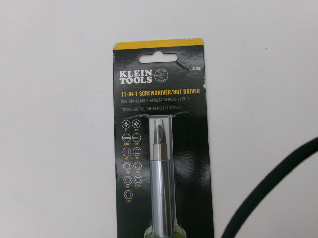 Klein Tools Impact Rated Multi-Bit Screwdriver/Nut Driver, 11-in-1